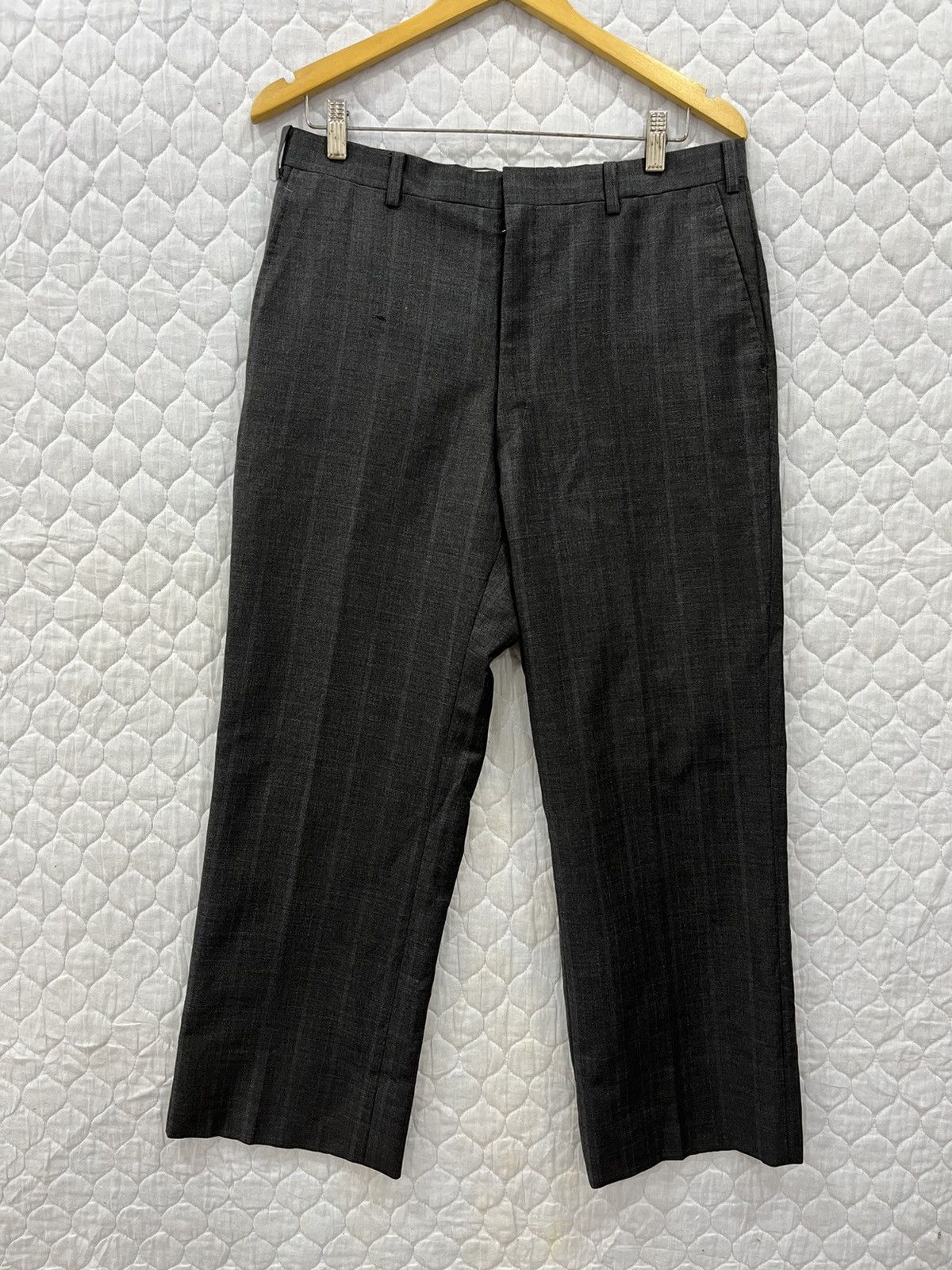 Burberry × Vintage R. VINTAGE BURBERRY WOOL PANTS Size US 32 / EU 48 - 1 Thumbnail