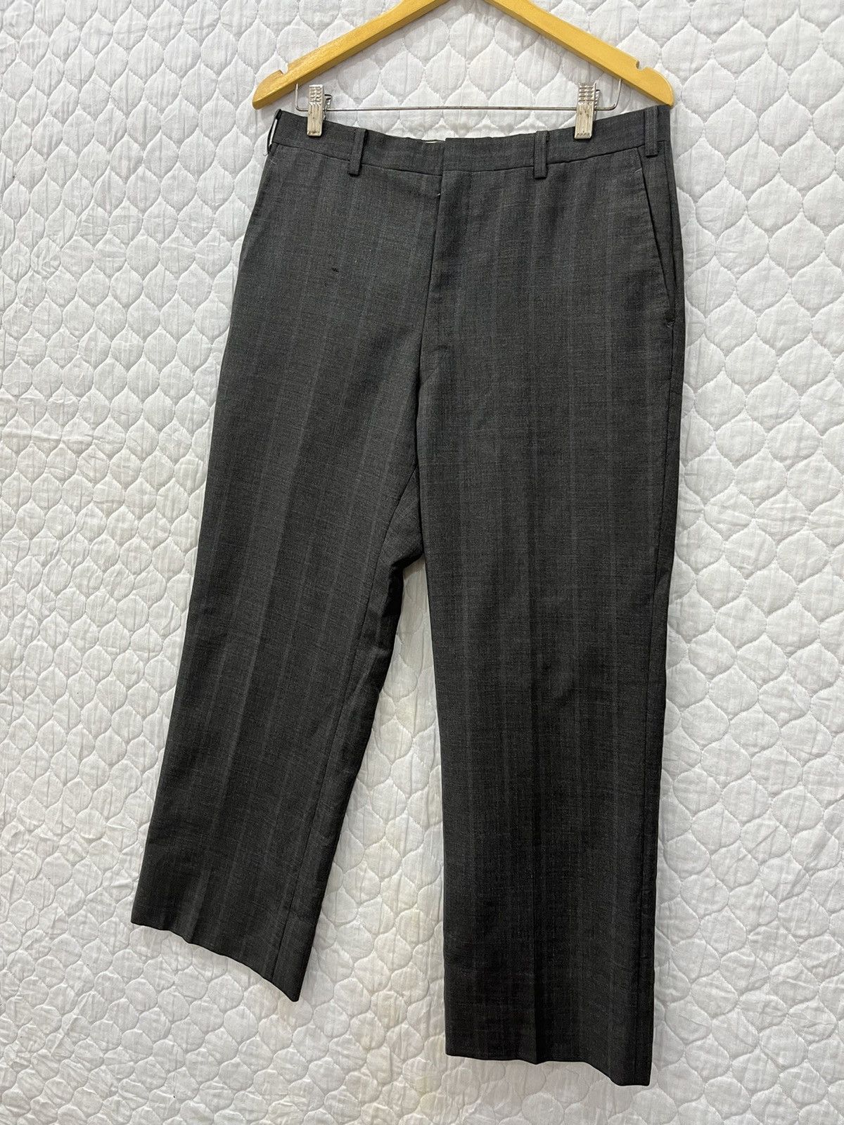 Burberry × Vintage R. VINTAGE BURBERRY WOOL PANTS Size US 32 / EU 48 - 2 Thumbnail
