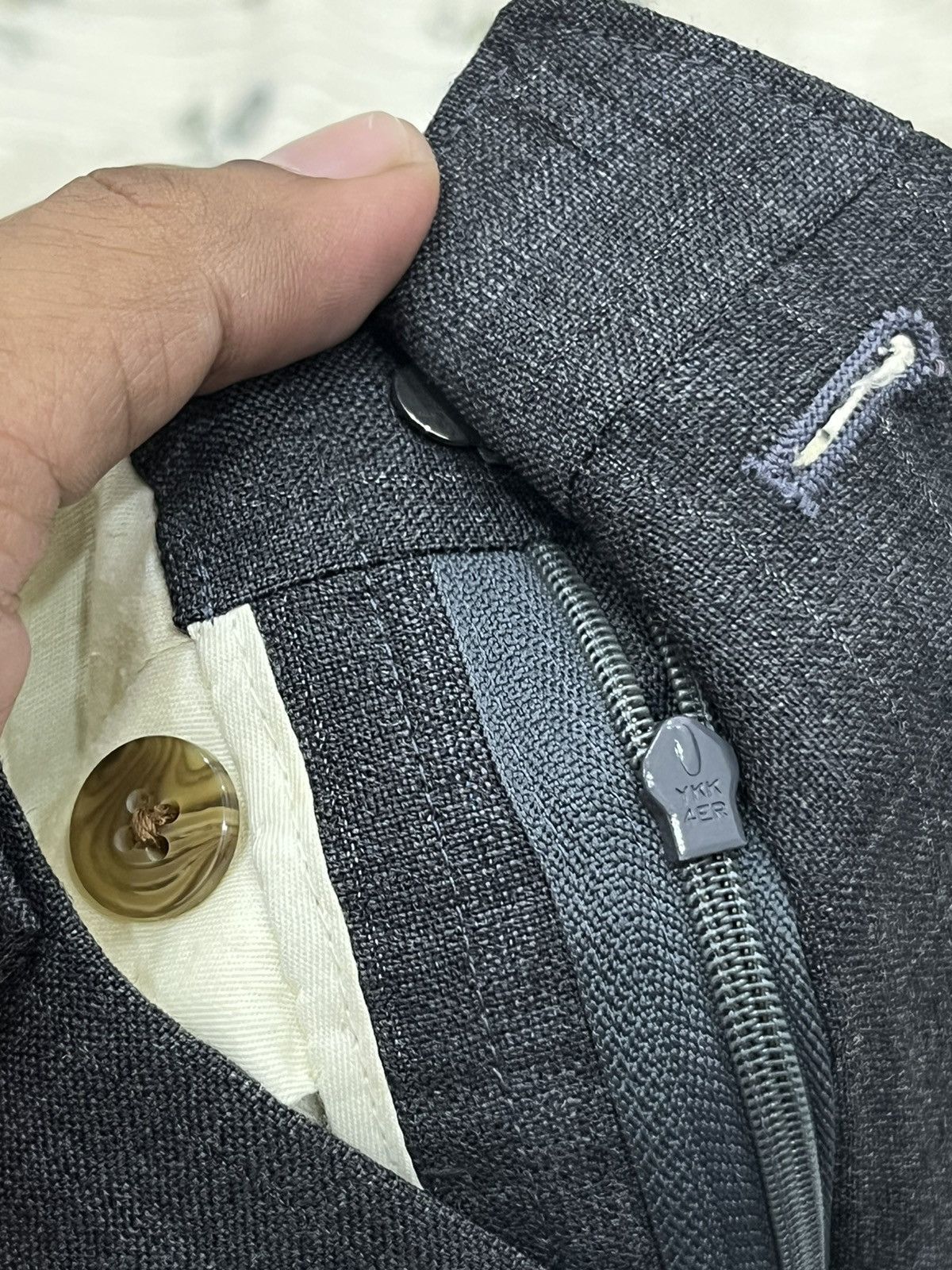 Burberry × Vintage R. VINTAGE BURBERRY WOOL PANTS Size US 32 / EU 48 - 9 Thumbnail