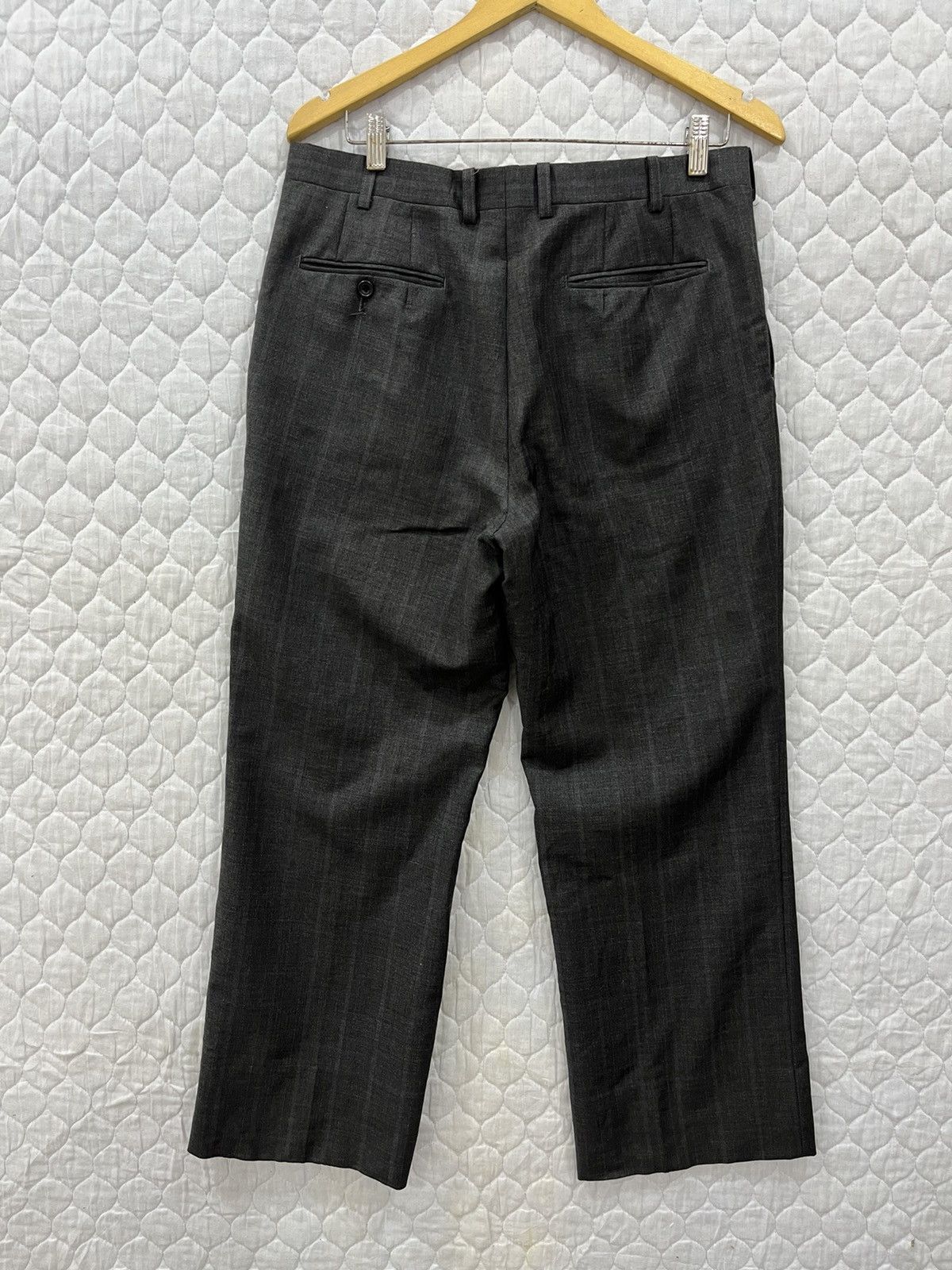 Burberry × Vintage R. VINTAGE BURBERRY WOOL PANTS Size US 32 / EU 48 - 4 Thumbnail