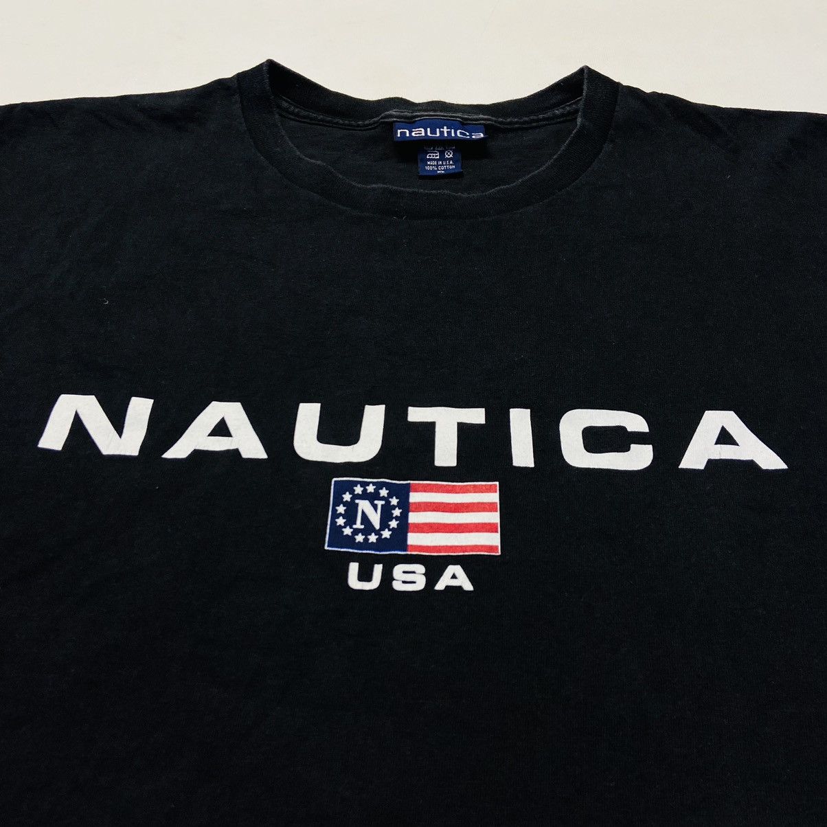 Nautica 1990s LIL YACHTY STYLE NAUTICA ARCHIVE VINTAGE TEE - 824 Size US XL / EU 56 / 4 - 3 Thumbnail