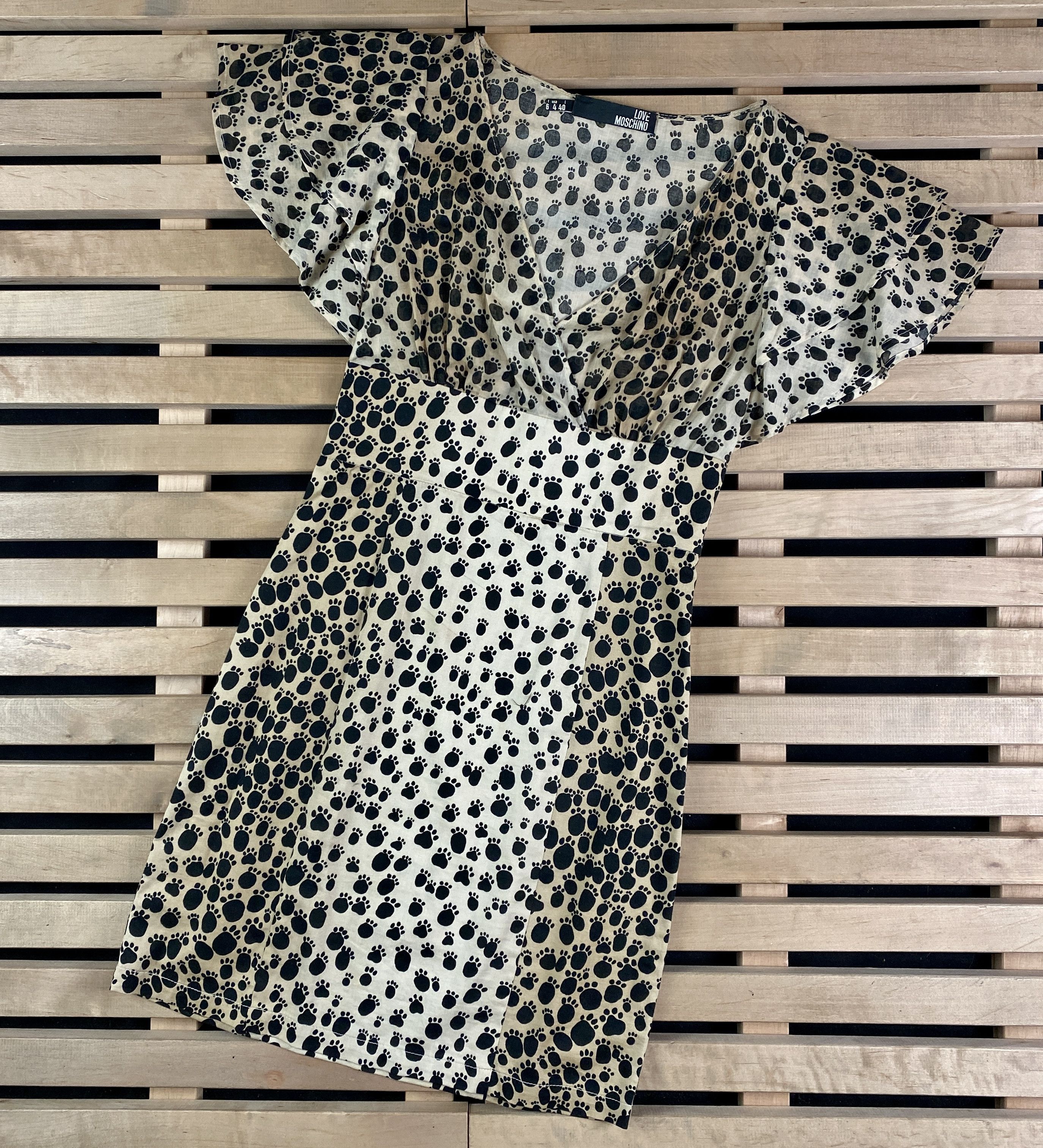 Love Moschino × Moschino Womens Dress Short Sleeve Love Moschino Size UK 8 US 4 Size S / US 4 / IT 40 - 1 Thumbnail