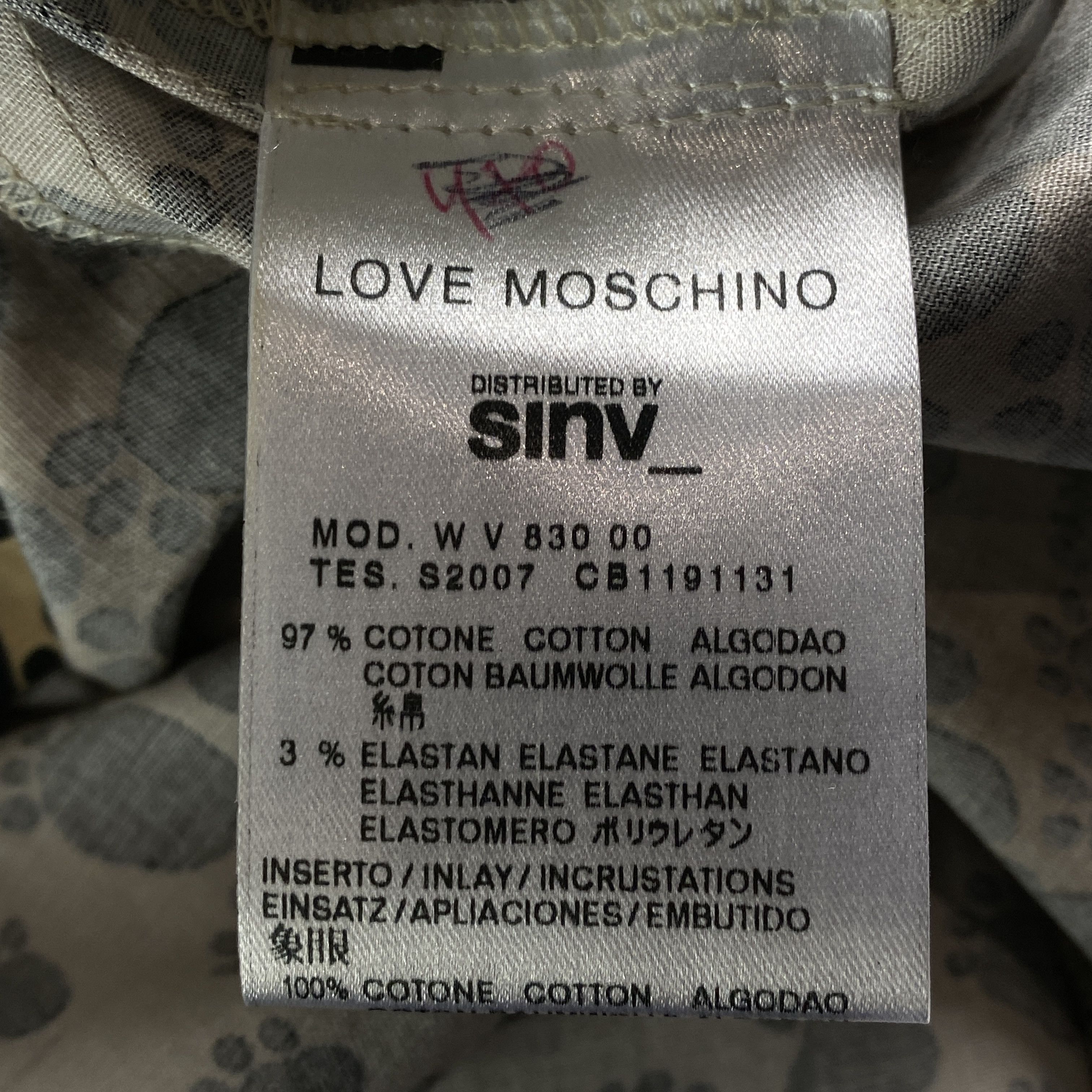 Love Moschino × Moschino Womens Dress Short Sleeve Love Moschino Size UK 8 US 4 Size S / US 4 / IT 40 - 6 Thumbnail
