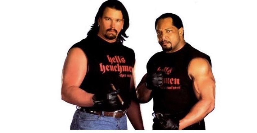 Vintage WWF HELLS HENCHMEN VINTAGE TEE. | Grailed