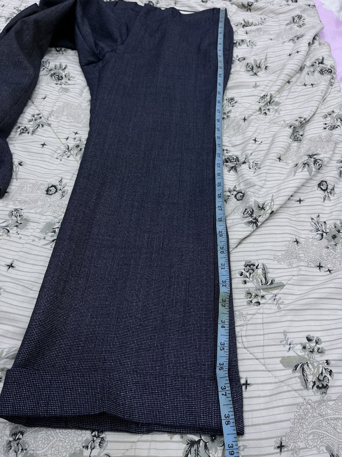 Burberry × Vintage (S). VINTAGE BURBERRY WOOL PANTS TALON ZIPPER Size US 34 / EU 50 - 15 Thumbnail