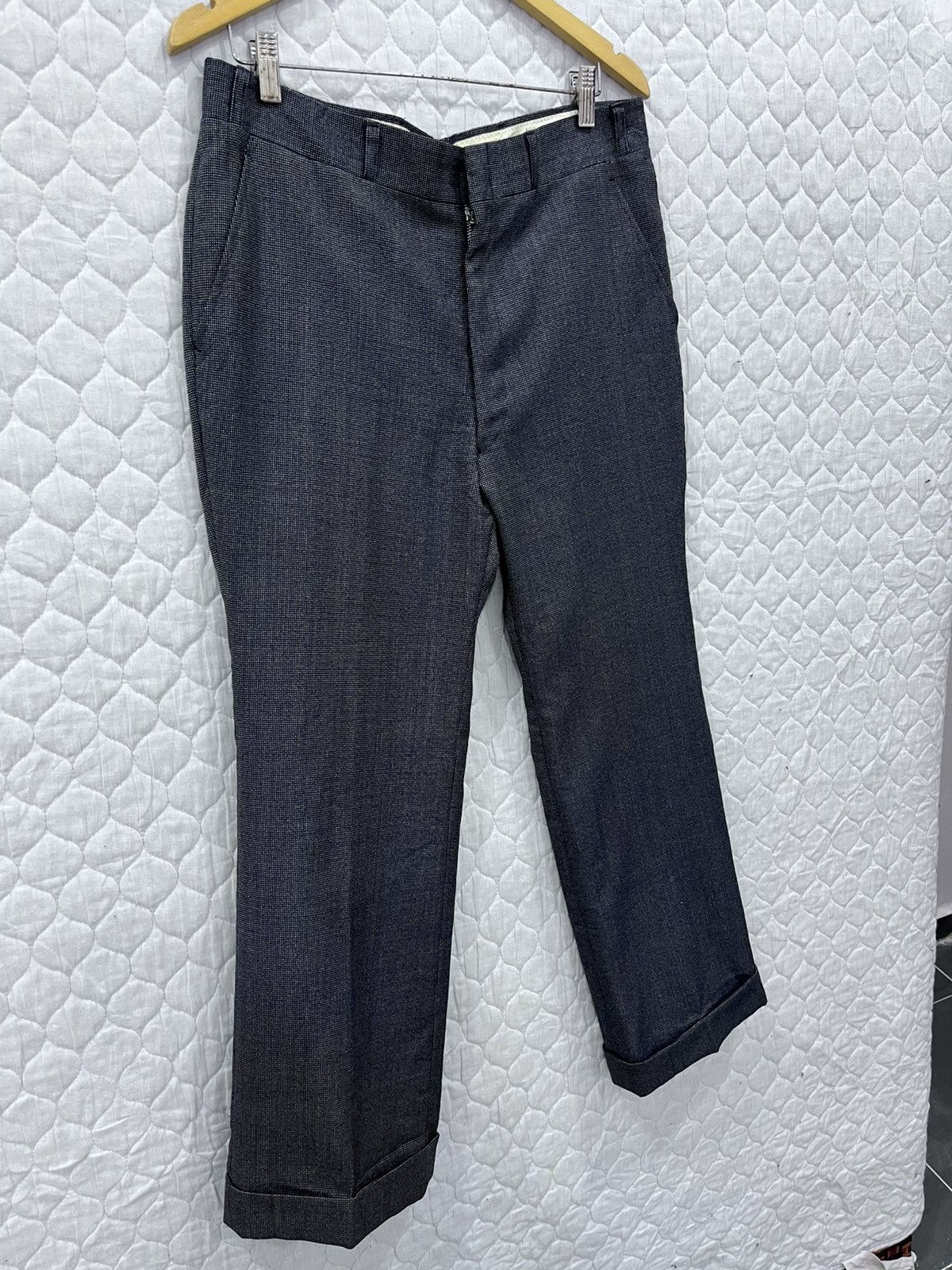Burberry × Vintage (S). VINTAGE BURBERRY WOOL PANTS TALON ZIPPER Size US 34 / EU 50 - 3 Thumbnail
