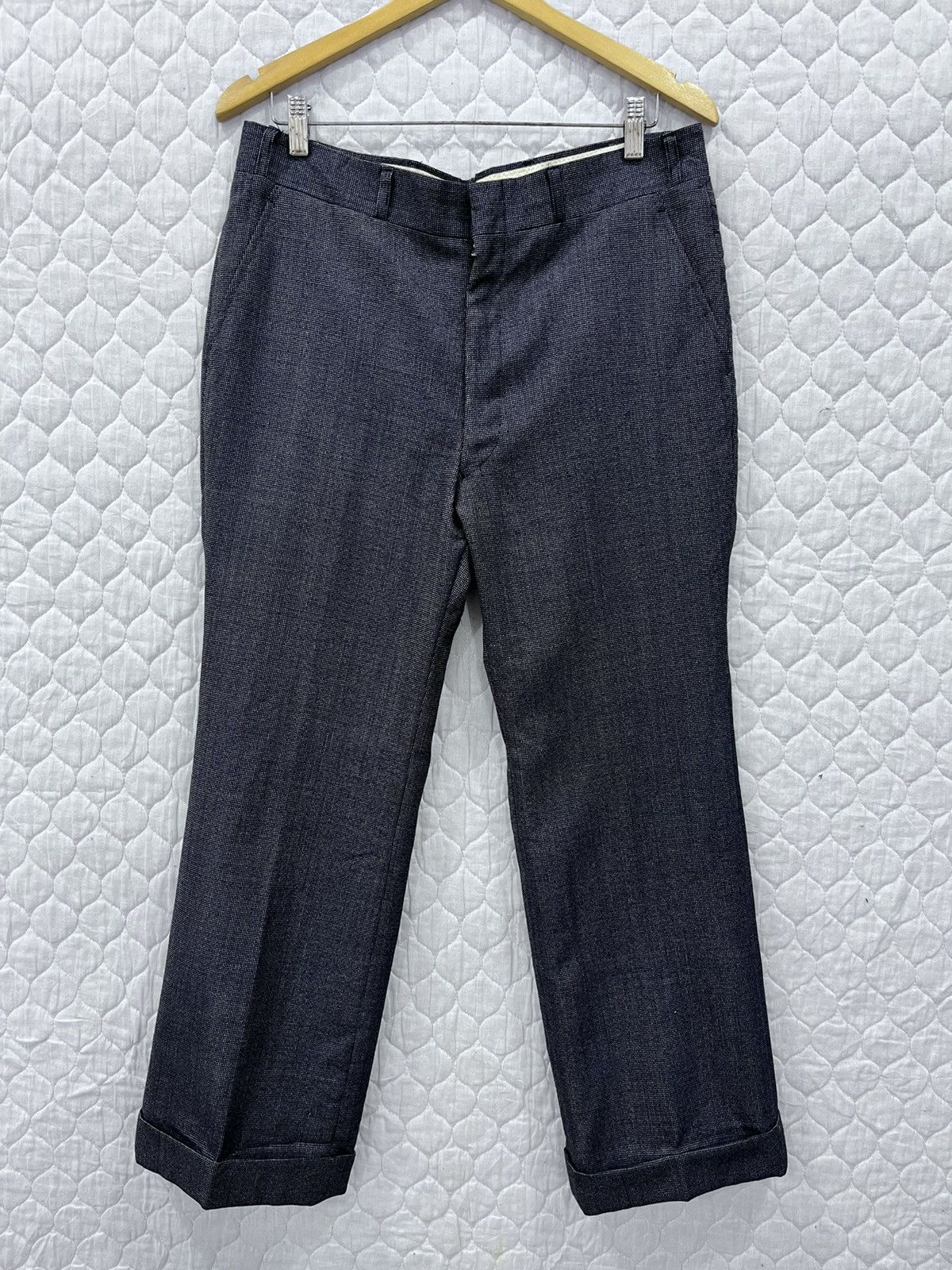 Burberry × Vintage (S). VINTAGE BURBERRY WOOL PANTS TALON ZIPPER Size US 34 / EU 50 - 1 Thumbnail