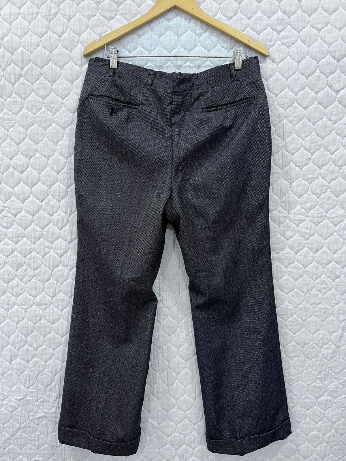 Burberry × Vintage (S). VINTAGE BURBERRY WOOL PANTS TALON ZIPPER Size US 34 / EU 50 - 4 Thumbnail
