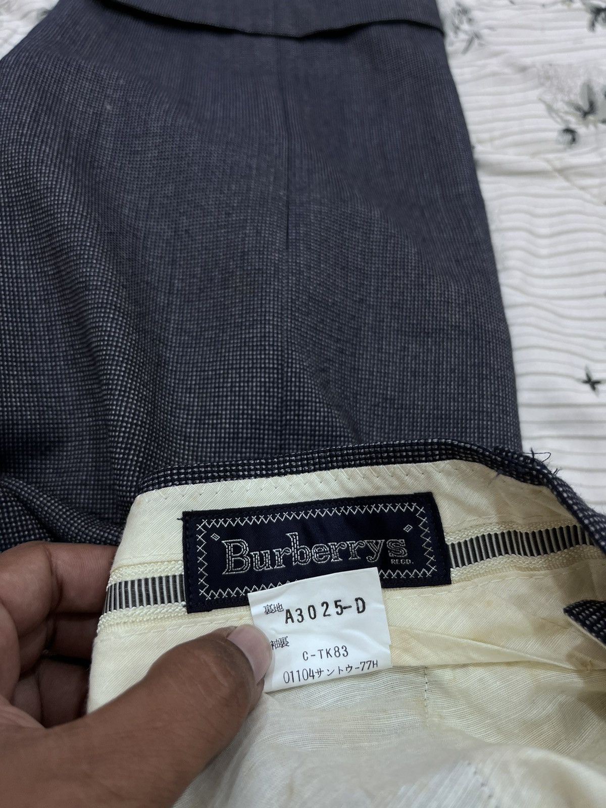 Burberry × Vintage (S). VINTAGE BURBERRY WOOL PANTS TALON ZIPPER Size US 34 / EU 50 - 6 Thumbnail