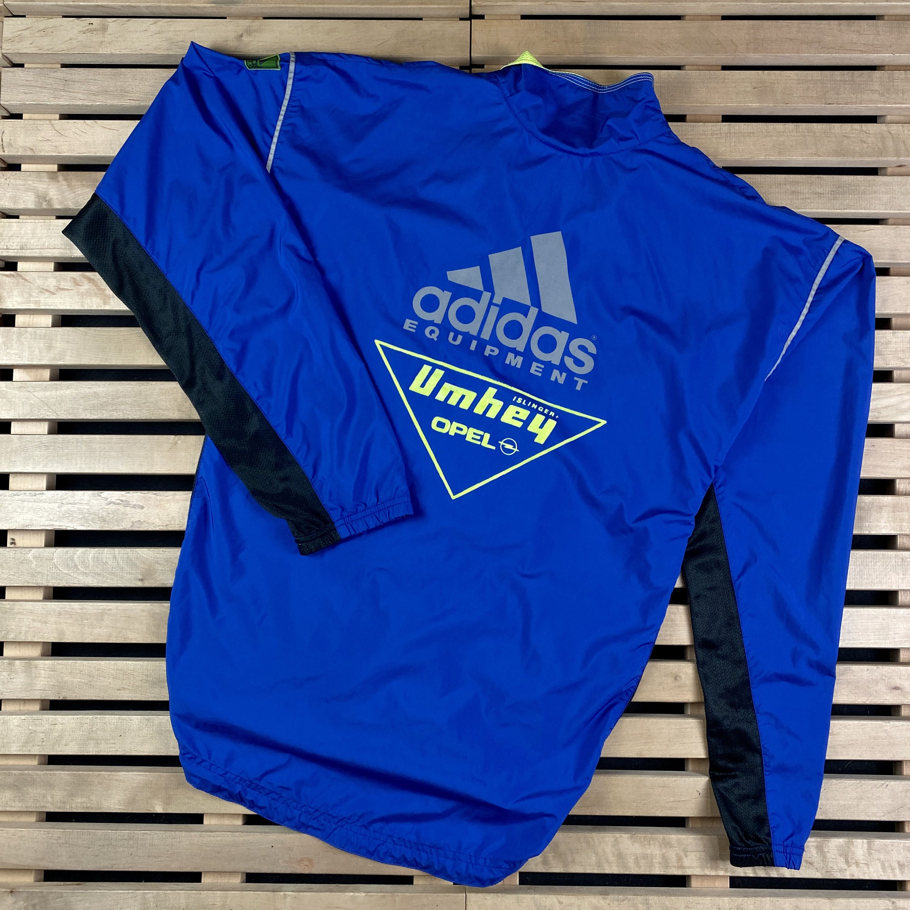Adidas × Vintage Mens Bomber Track Jacket Adidas Equipment Vintage Size L Size US L / EU 52-54 / 3 - 2 Thumbnail