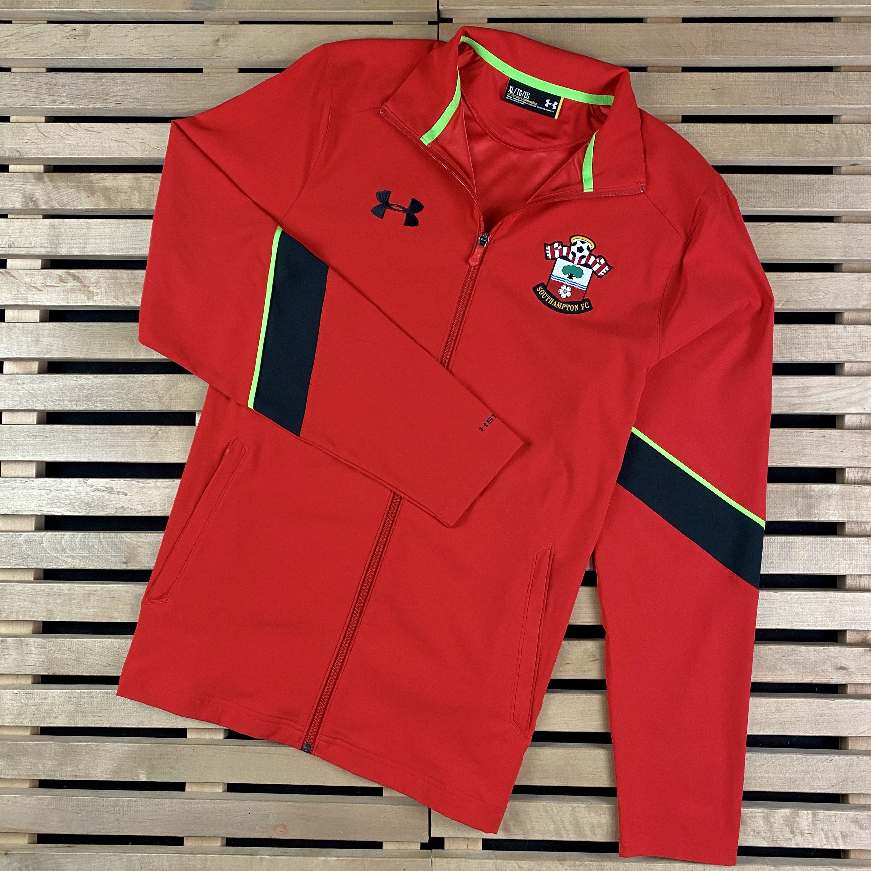 Soccer Jersey Mens Track Jacket Under Armour FC Sauthampton Size XL Grailed