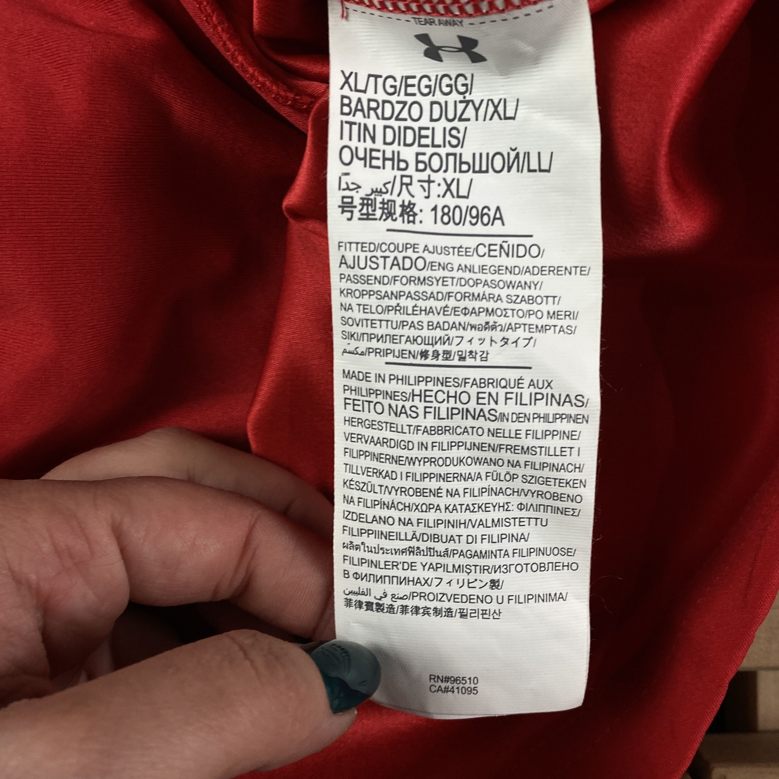 Under Armour Mens Track Jacket Under Armour FC Sauthampton Size XL Size US XL / EU 56 / 4 - 6 Thumbnail