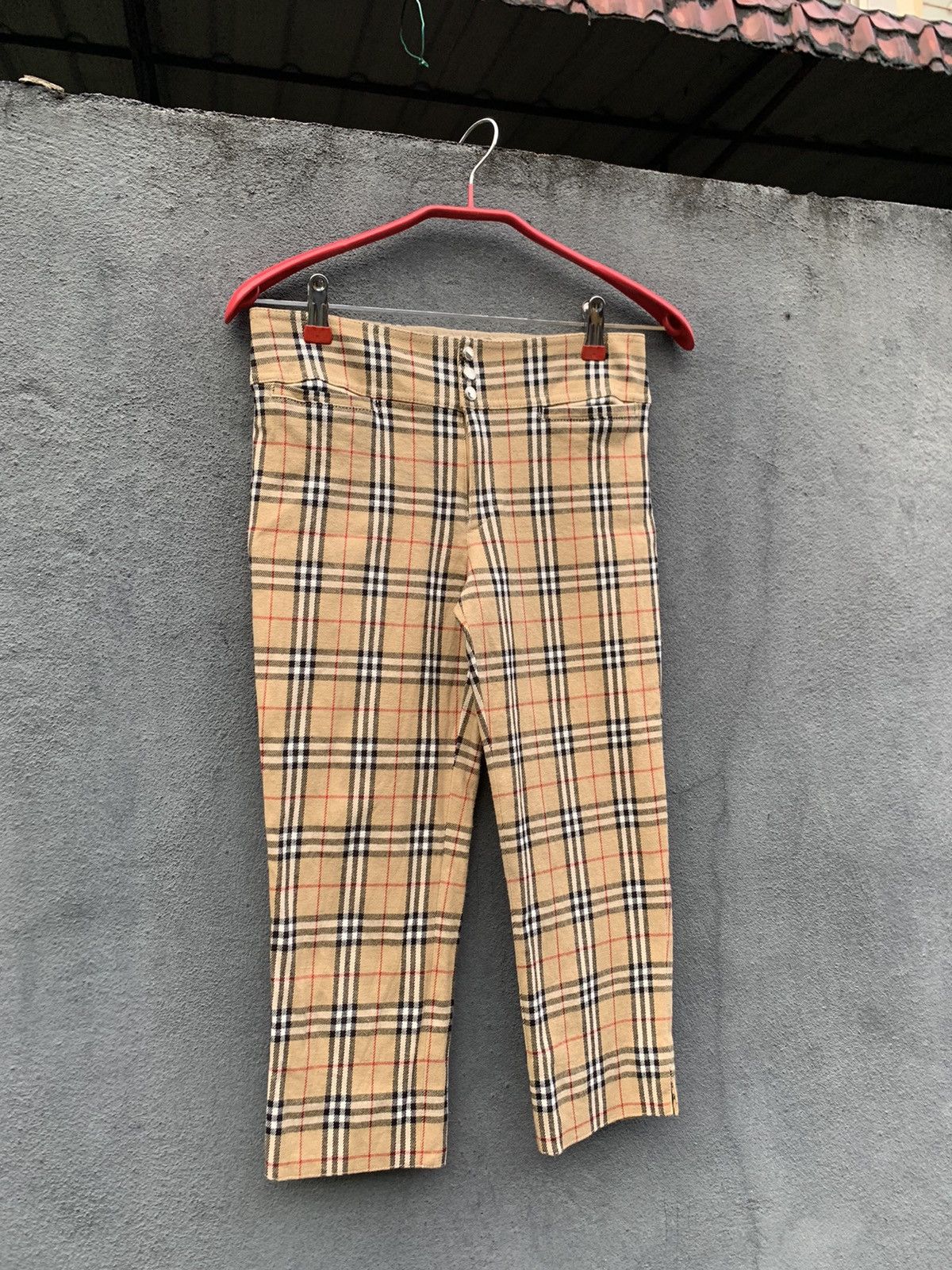 Burberry BURBERRY LONDON BLUE LABEL NOVA CHECK PANTS(KIDS) Size US 26 / EU 42 - 4 Thumbnail