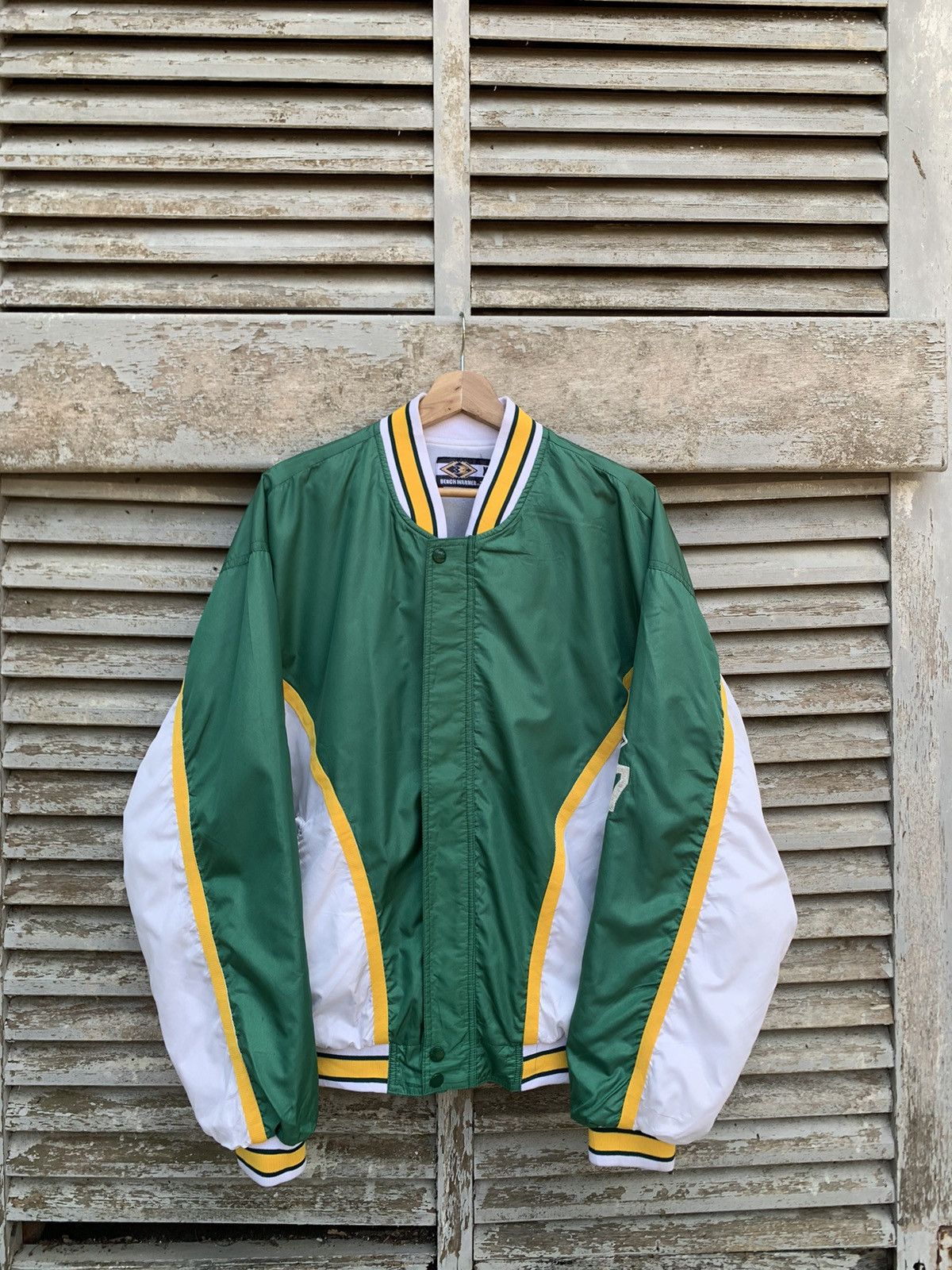 Japanese Brand 🪖Vintage Oita Maizuru Oversized Varsity Jacket Size US XL / EU 56 / 4 - 4 Thumbnail