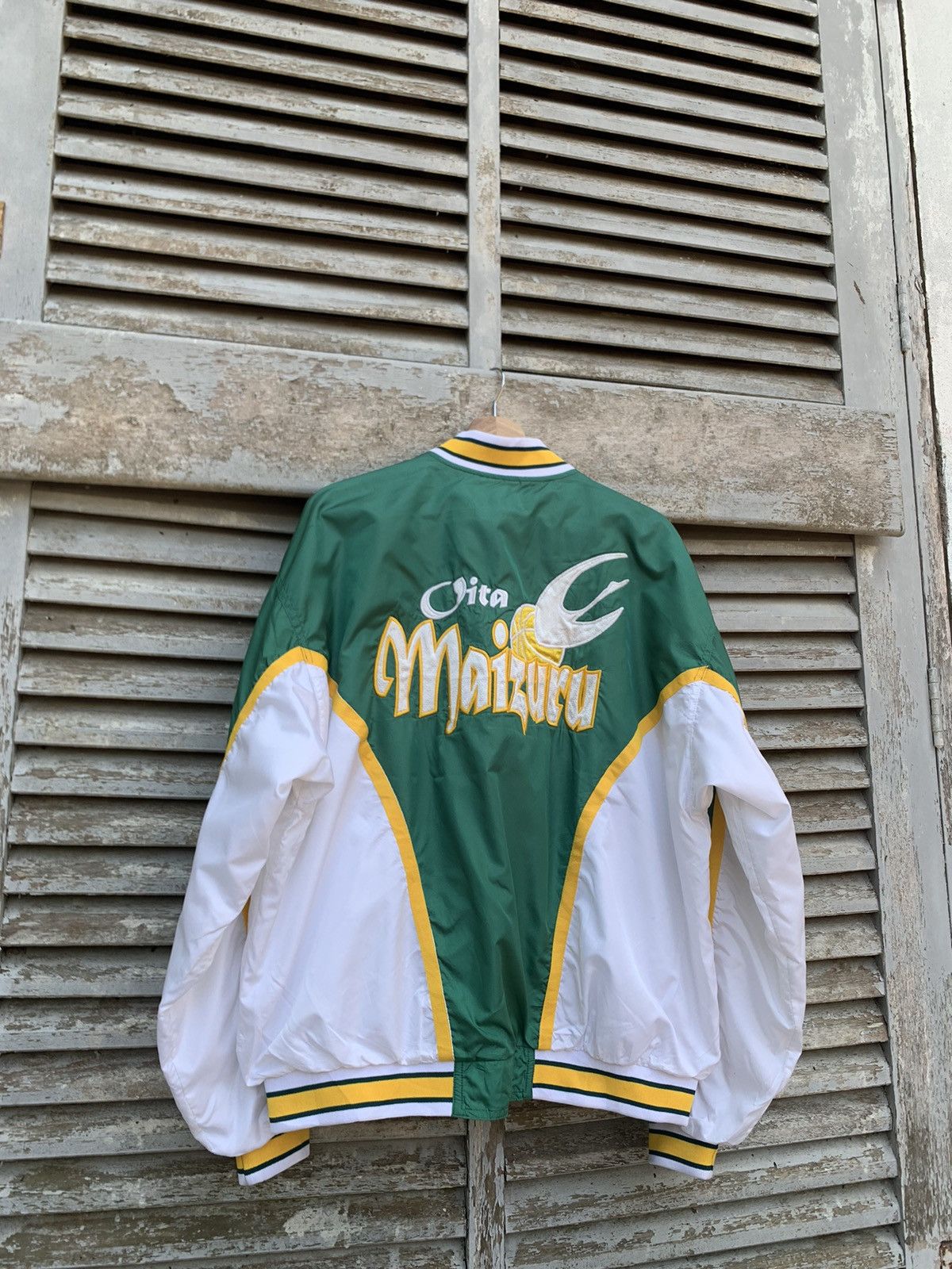 🪖Vintage Oita Maizuru Oversized Varsity Jacket