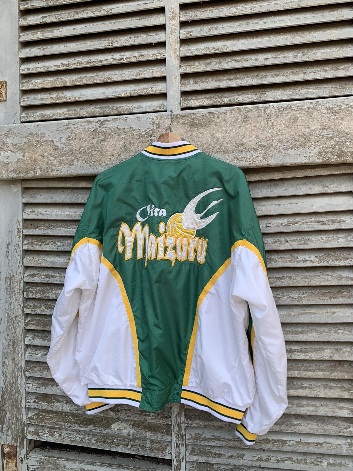 Japanese Brand 🪖Vintage Oita Maizuru Oversized Varsity Jacket Size US XL / EU 56 / 4 - 3 Thumbnail