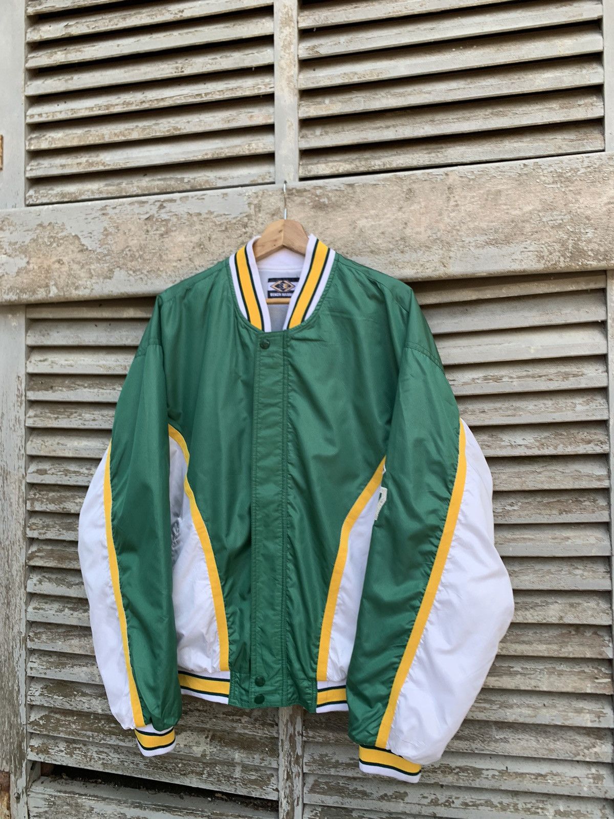 Japanese Brand 🪖Vintage Oita Maizuru Oversized Varsity Jacket Size US XL / EU 56 / 4 - 5 Thumbnail