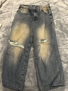 Jaded London + Light Wash Colossus Fit Jeans