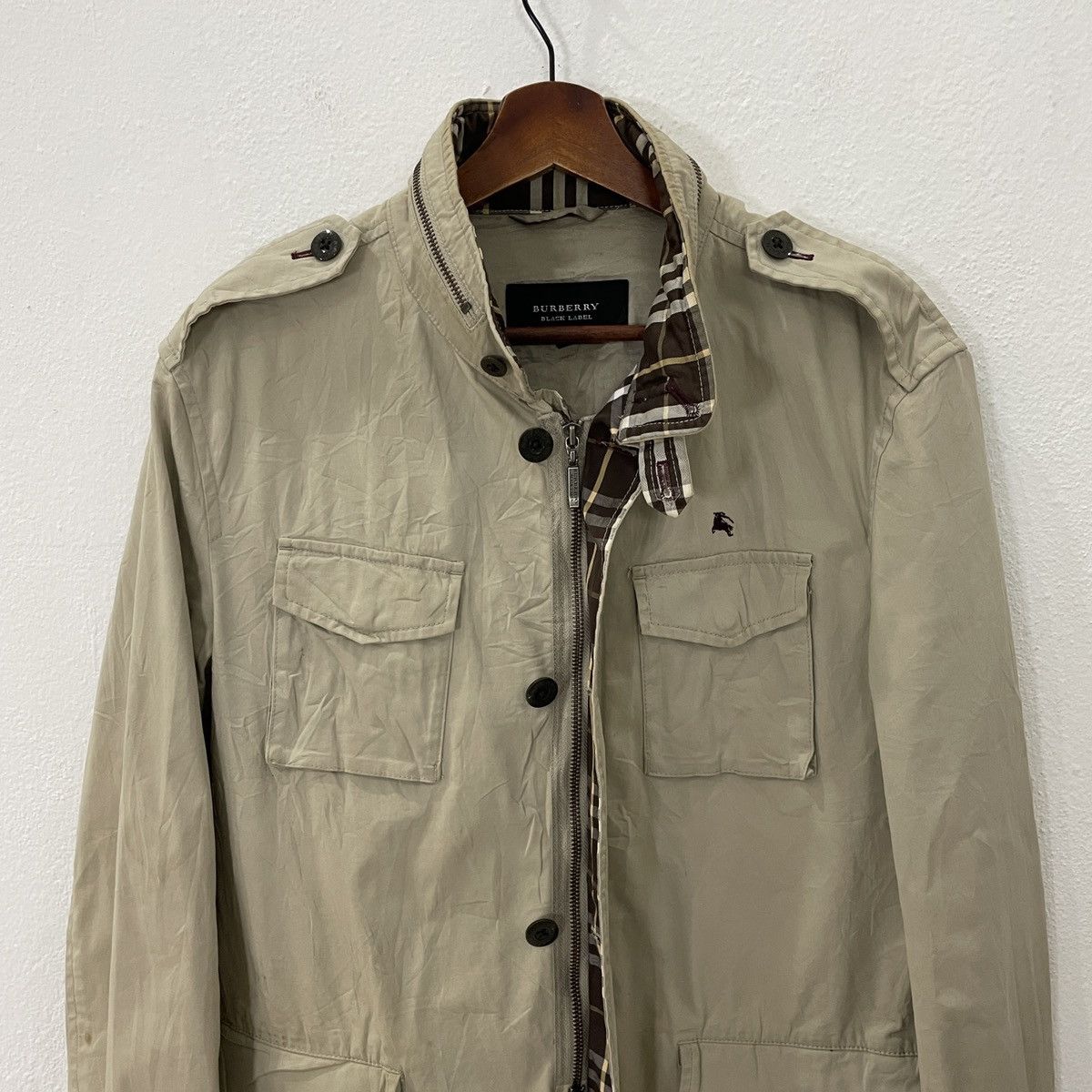 Burberry Vintage Burberry Black Label Embroidery Small Logo Jacket Size US M / EU 48-50 / 2 - 5 Thumbnail