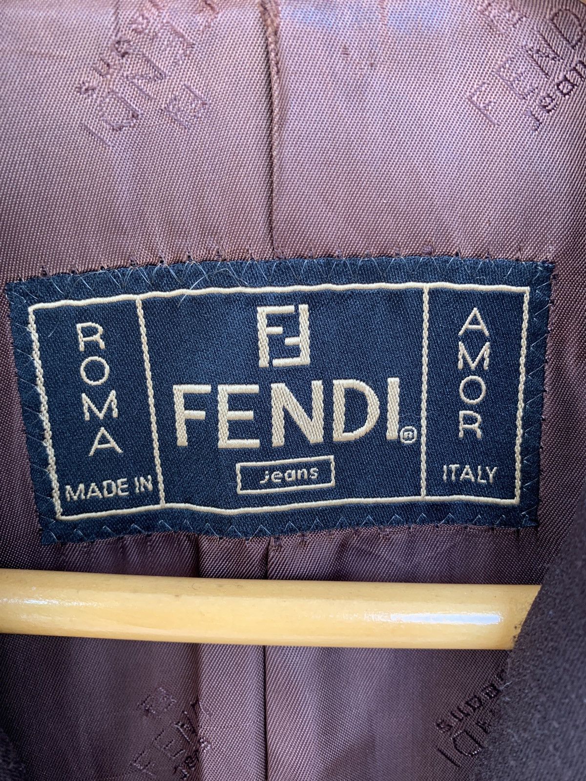 Fendi Authentic Vintage Fendi Zipper Jacket Brown Colour Size M / US 6-8 / IT 42-44 - 8 Thumbnail