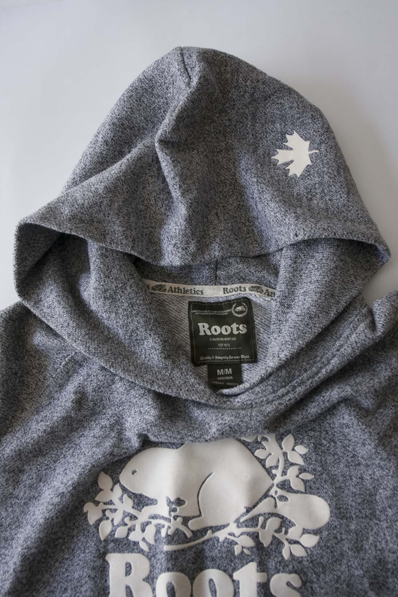 Roots Roots Canada Hoodie Salt & Pepper Beaver Logo Size M Size US M / EU 48-50 / 2 - 2 Thumbnail