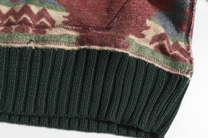 Polo Ralph Lauren Aztec Navajo Pullover Hoodie Sweatshirt Size US XL / EU 56 / 4 - 8 Thumbnail