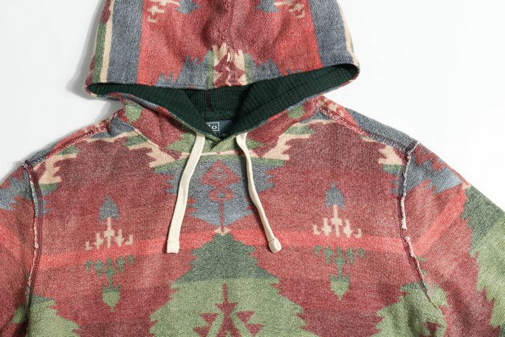 Polo Ralph Lauren Aztec Navajo Pullover Hoodie Sweatshirt Size US XL / EU 56 / 4 - 3 Thumbnail