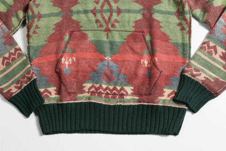 Polo Ralph Lauren Aztec Navajo Pullover Hoodie Sweatshirt Size US XL / EU 56 / 4 - 4 Thumbnail