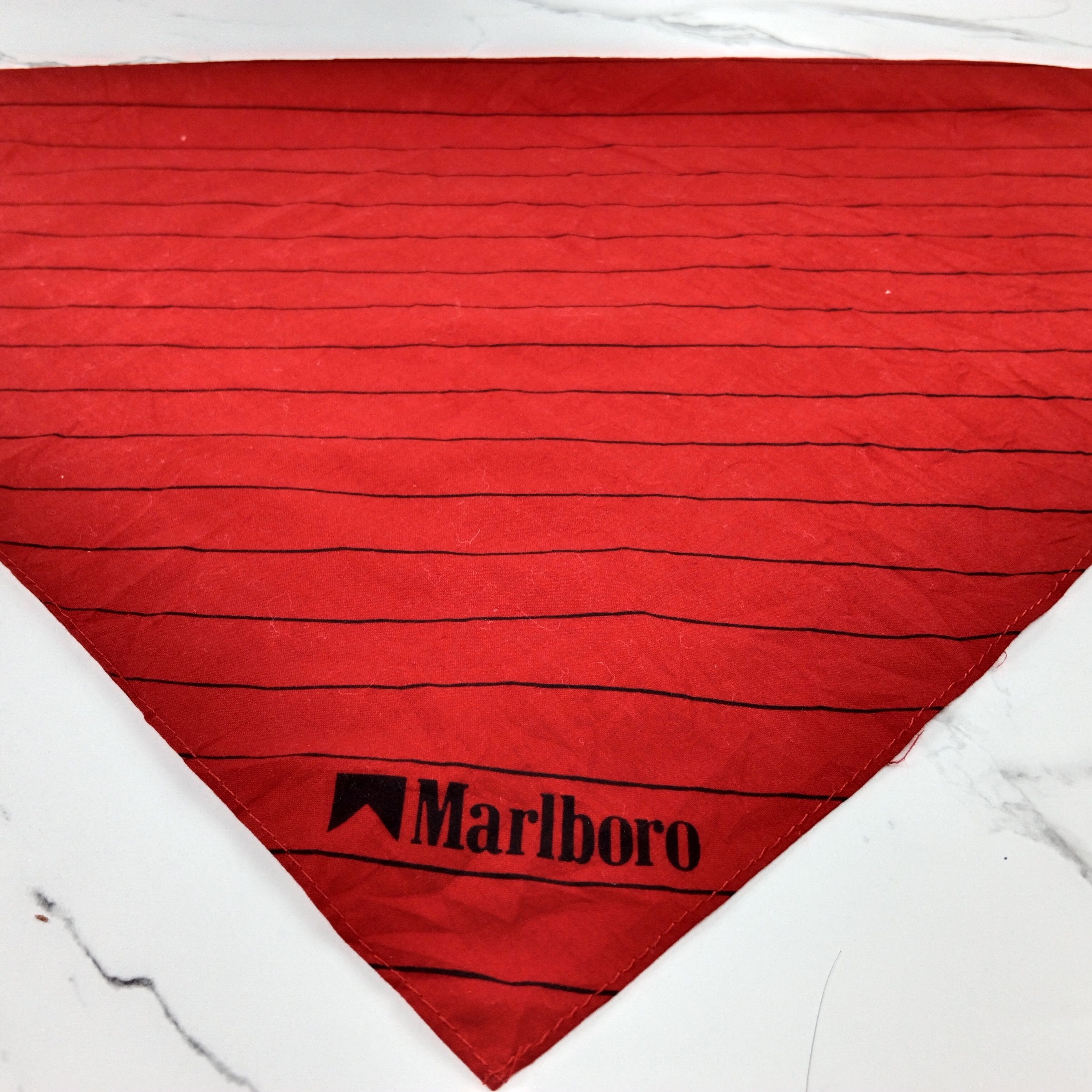 Marlboro × Vintage marlboro bandana handkerchief neckerchief Size ONE SIZE - 6 Thumbnail