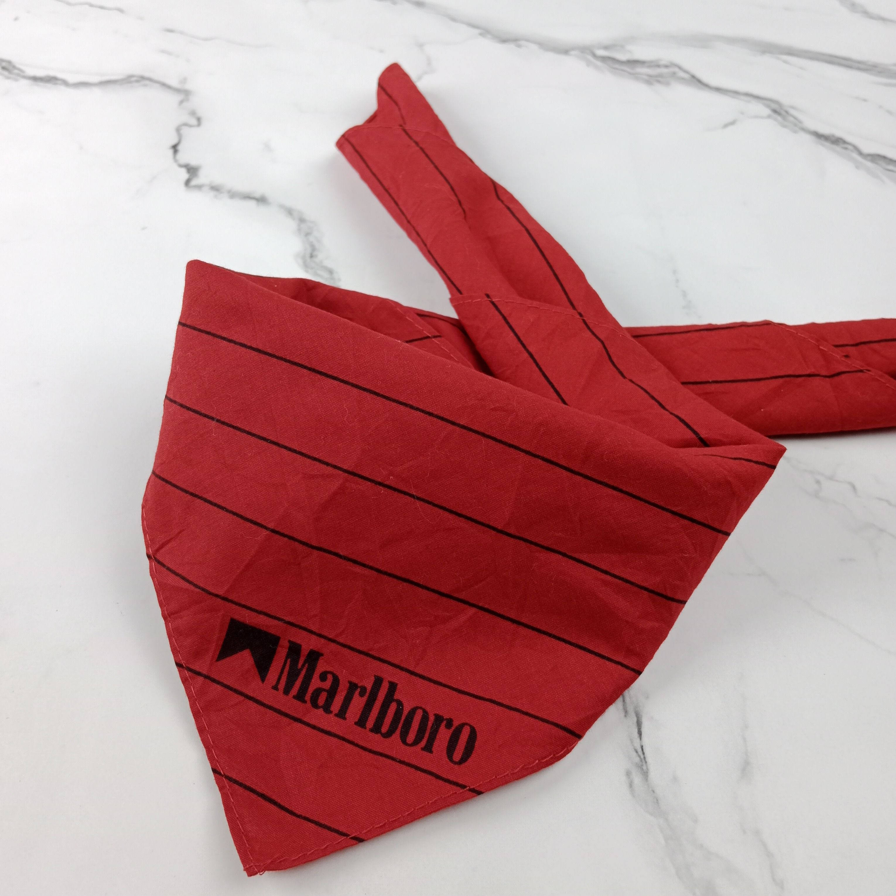 Marlboro × Vintage marlboro bandana handkerchief neckerchief Size ONE SIZE - 7 Thumbnail