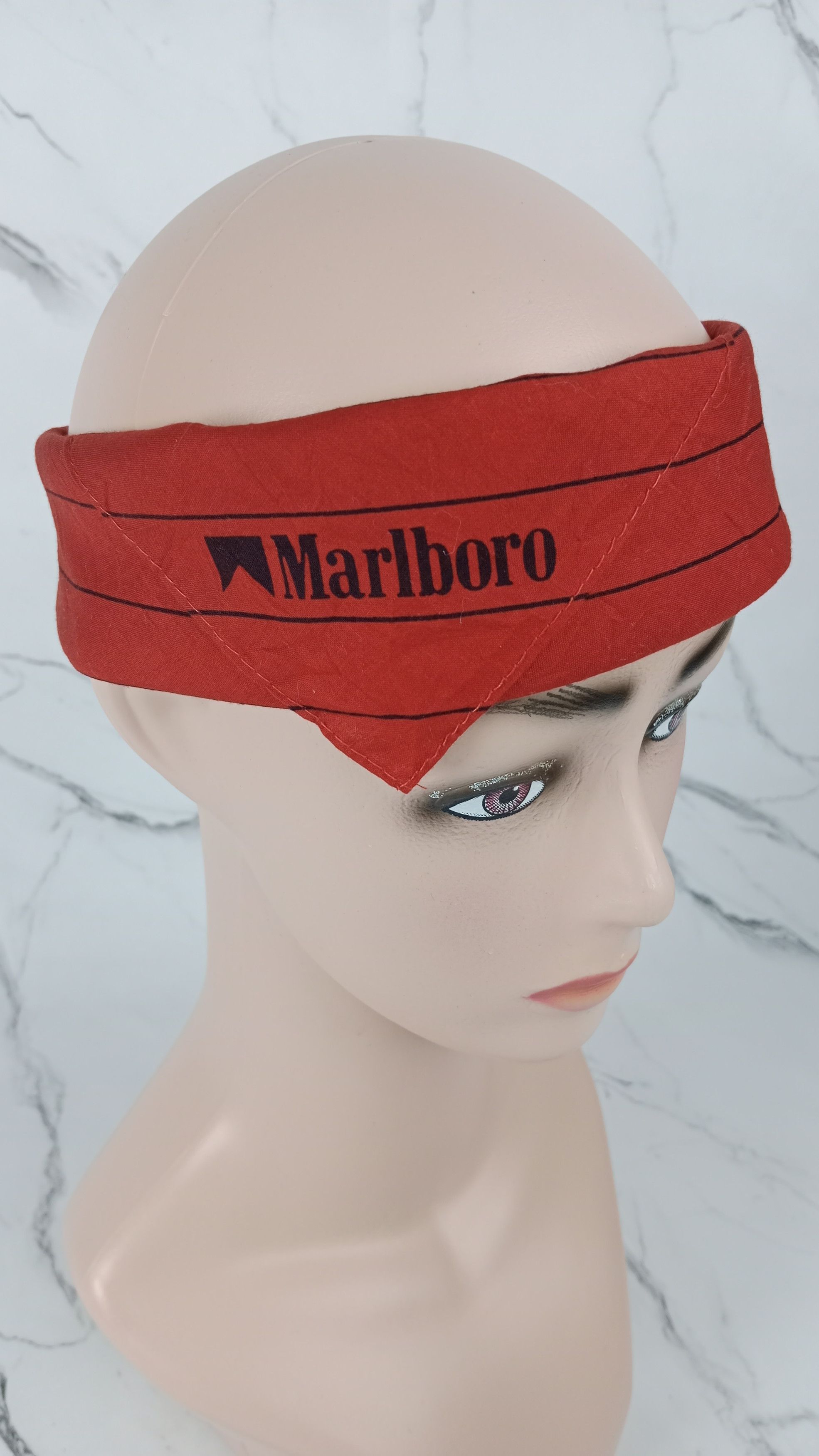 Marlboro × Vintage marlboro bandana handkerchief neckerchief Size ONE SIZE - 1 Thumbnail