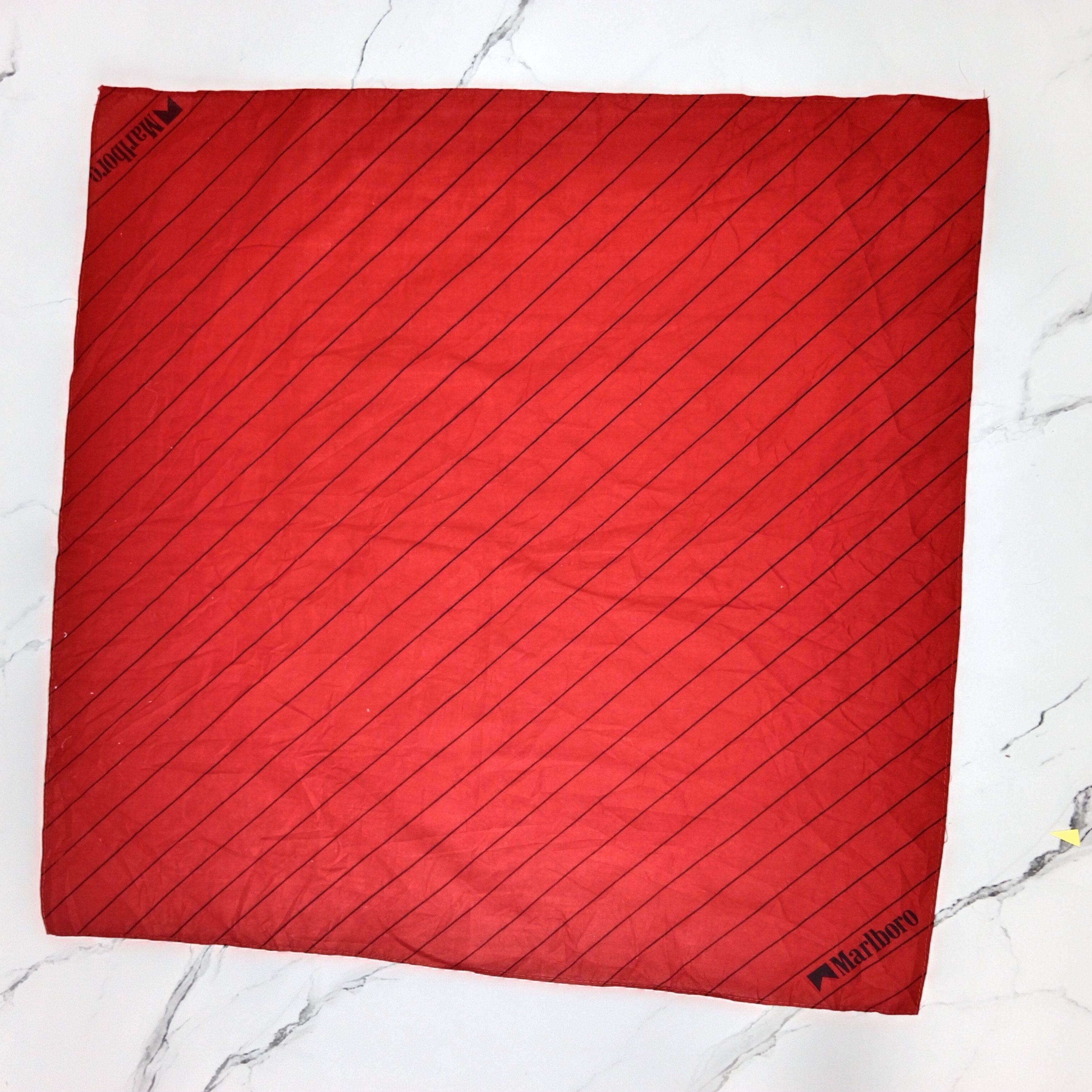 Marlboro × Vintage marlboro bandana handkerchief neckerchief Size ONE SIZE - 4 Thumbnail
