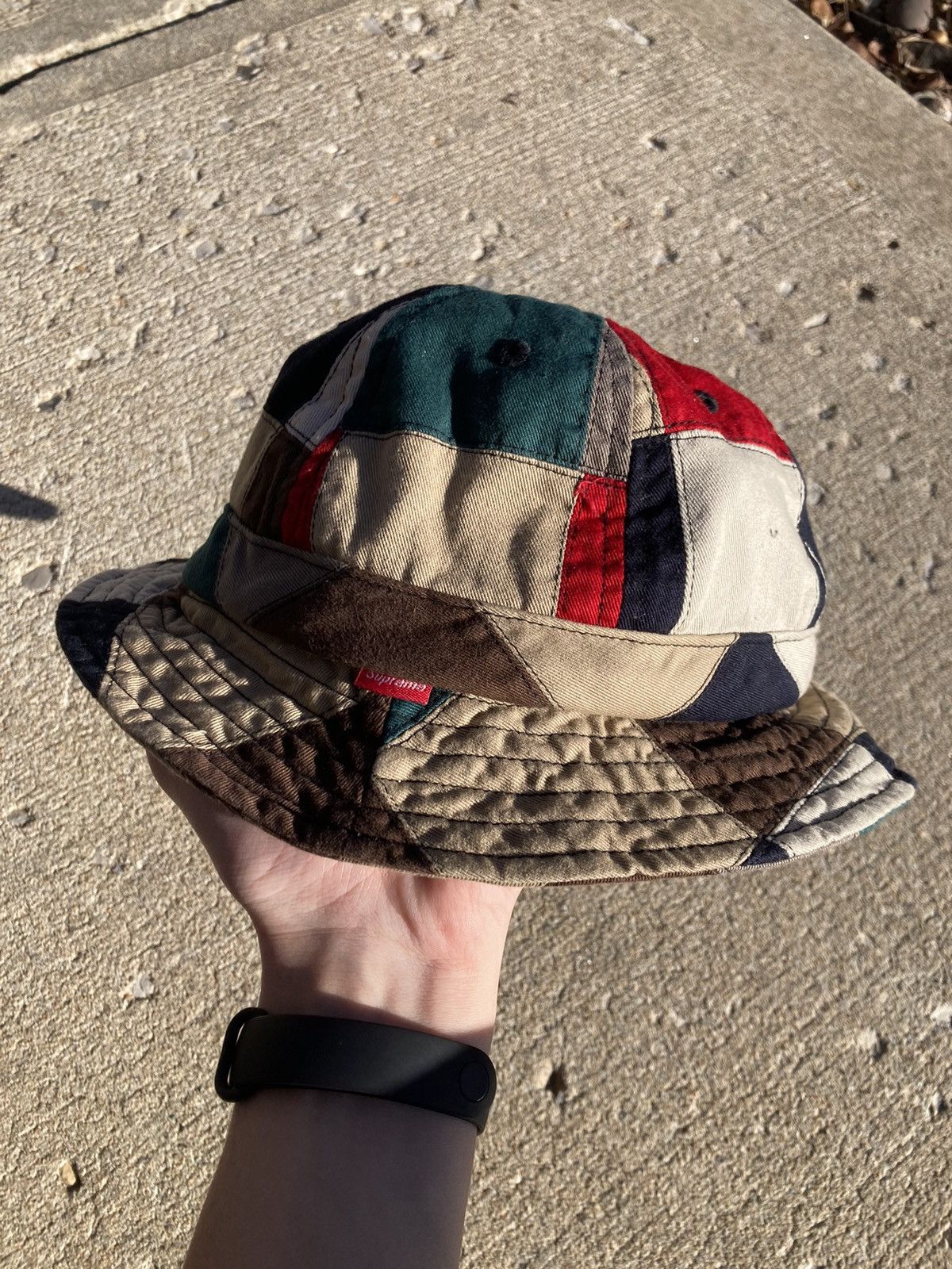 Supreme patchwork bell clearance hat