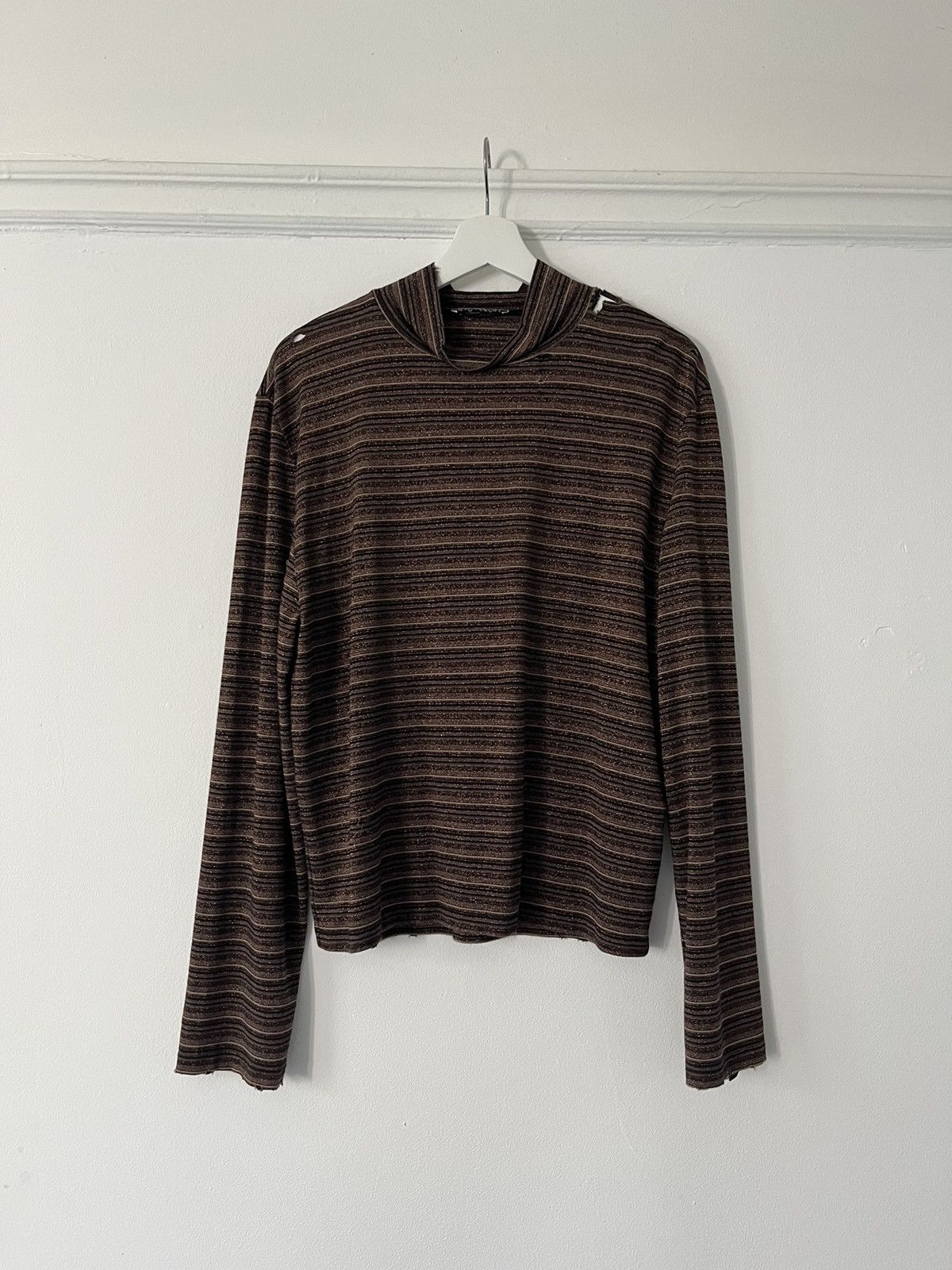 image of Our Legacy Artist Turtleneck in Dark Brown, Men's (Size Small)