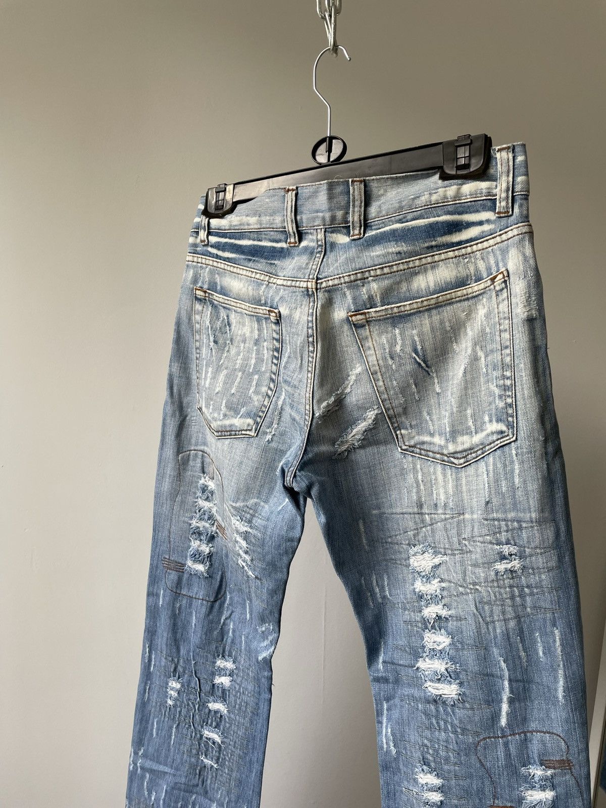 Hysteric Glamour × If Six Was Nine × Le Grande Bleu (L.G.B.) Vintage Cipo&Baxx distressed denim jeans lgb style opium Size US 32 / EU 48 - 9 Thumbnail