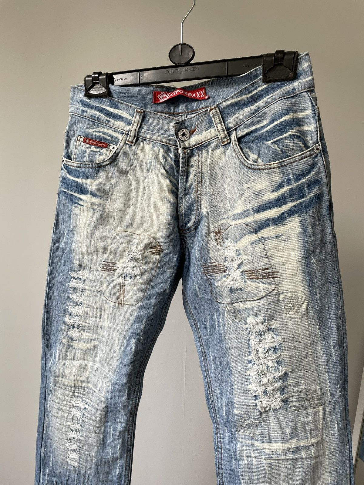 Hysteric Glamour × If Six Was Nine × Le Grande Bleu (L.G.B.) Vintage Cipo&Baxx distressed denim jeans lgb style opium Size US 32 / EU 48 - 6 Thumbnail