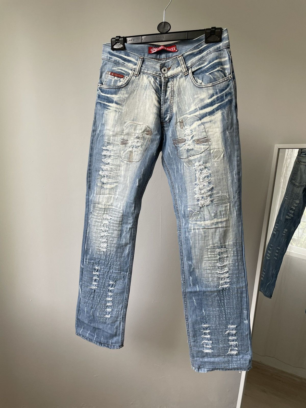 Hysteric Glamour × If Six Was Nine × Le Grande Bleu (L.G.B.) Vintage Cipo&Baxx distressed denim jeans lgb style opium Size US 32 / EU 48 - 5 Thumbnail