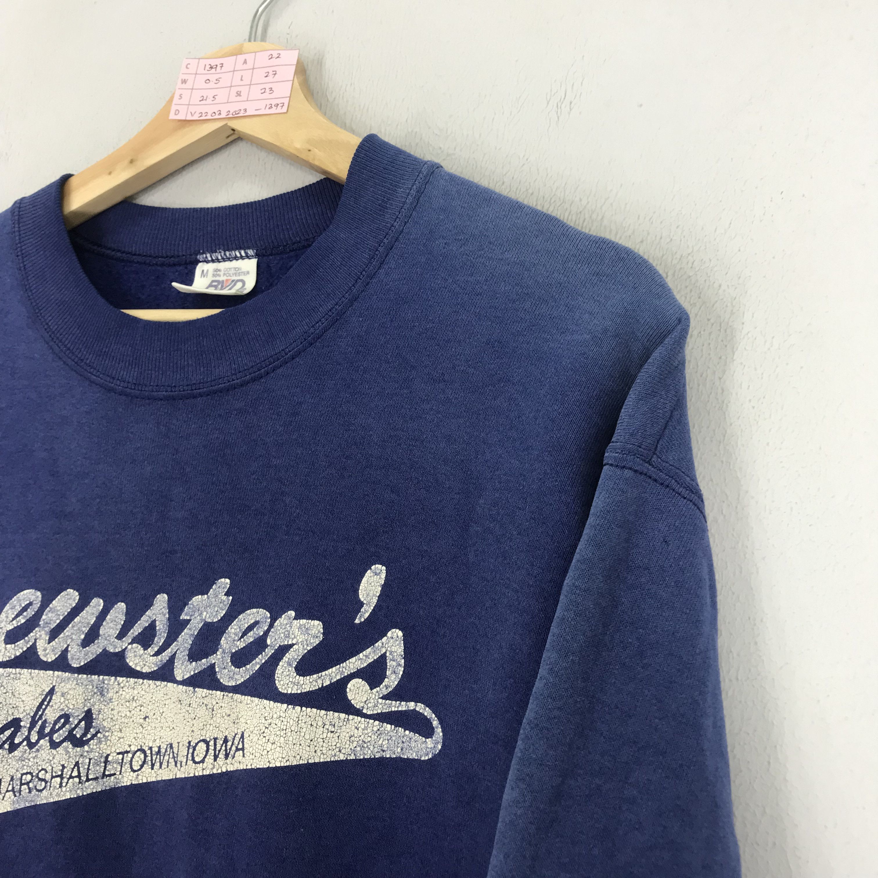 Vintage Vintage 90's Brewsters Marshalltown Iowa Sweatshirts Size US M / EU 48-50 / 2 - 9 Thumbnail