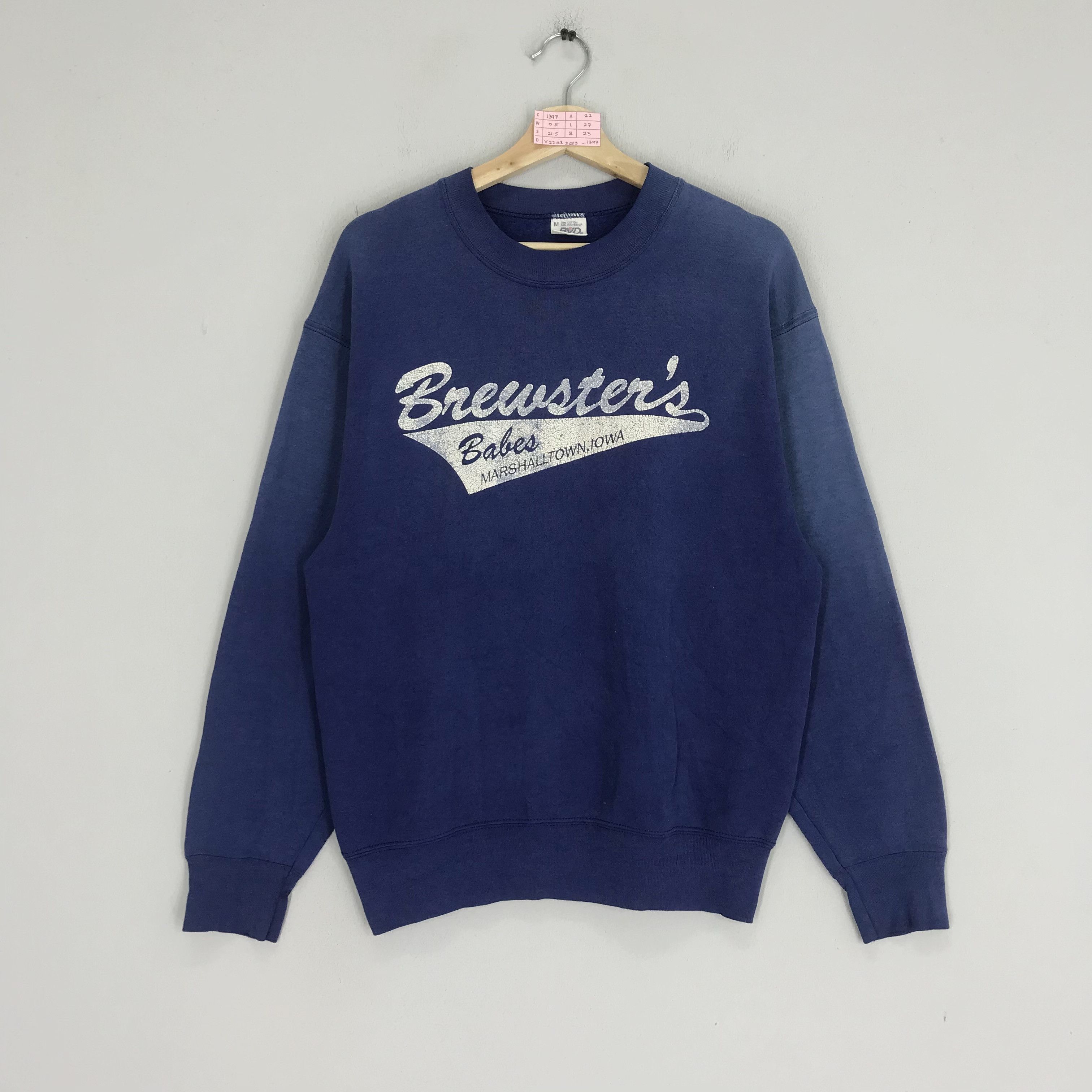 Vintage Vintage 90's Brewsters Marshalltown Iowa Sweatshirts Size US M / EU 48-50 / 2 - 1 Thumbnail