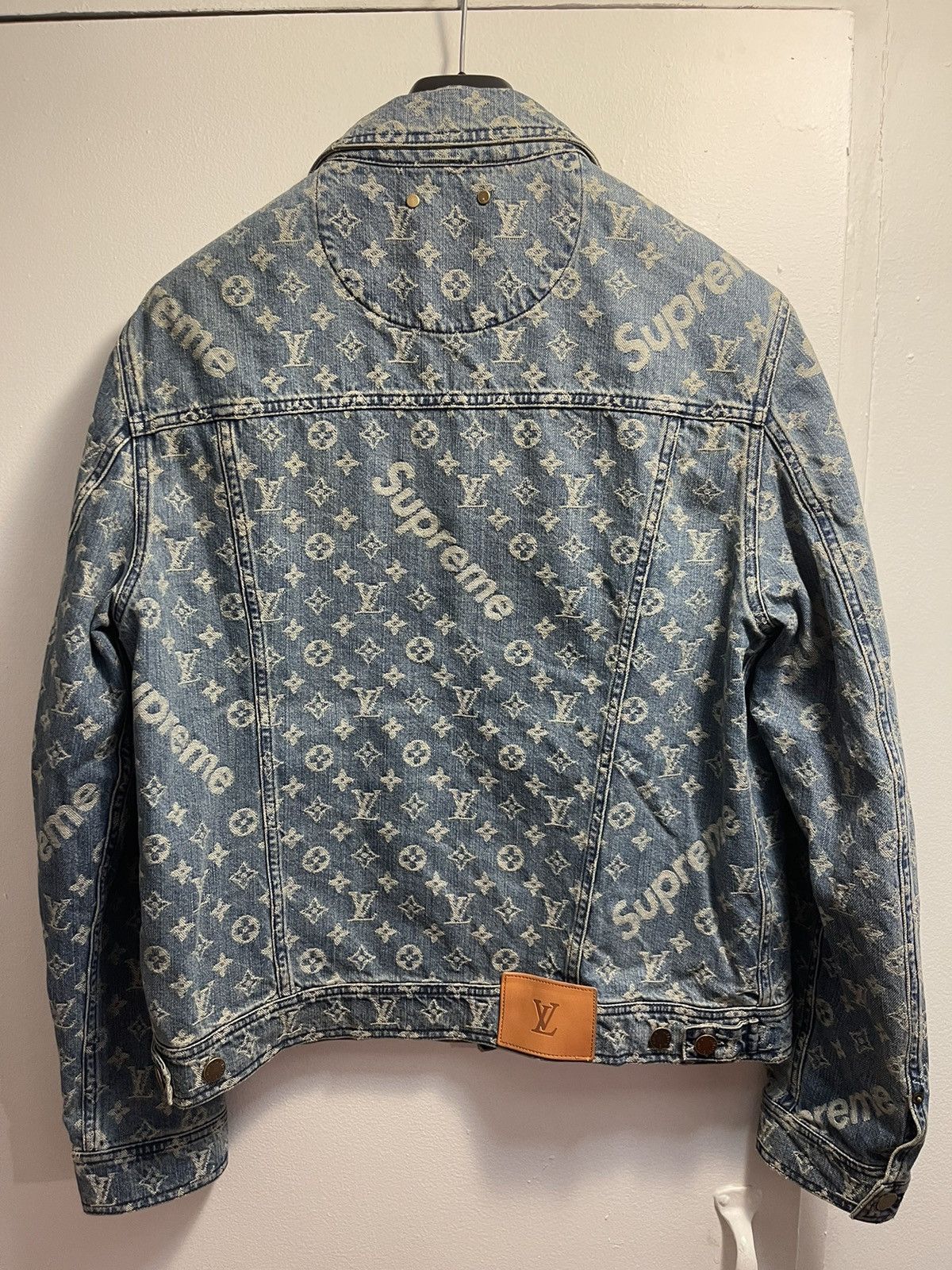 Supreme Supreme x Louis Vuitton Jacquard Denim Trucker Jacket 