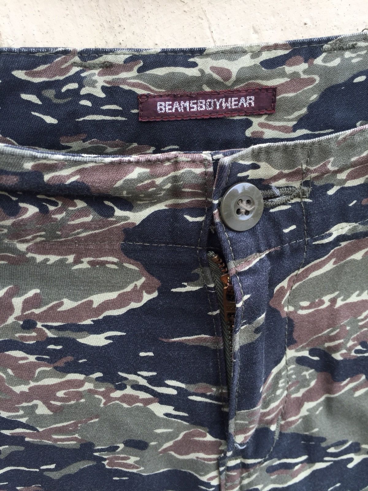 Beams Plus × Japanese Brand Vintage Beams Boy Tiger Camouflage Pants Size US 30 / EU 46 - 3 Thumbnail