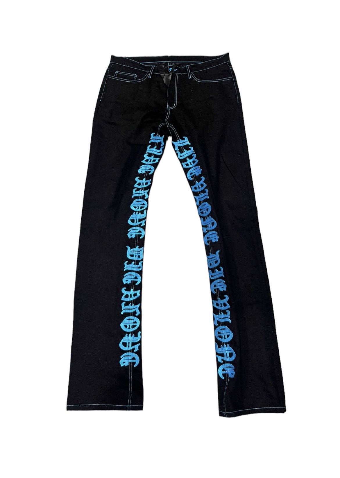 Vlone Live Vlone Die Vlone Denim Jeans