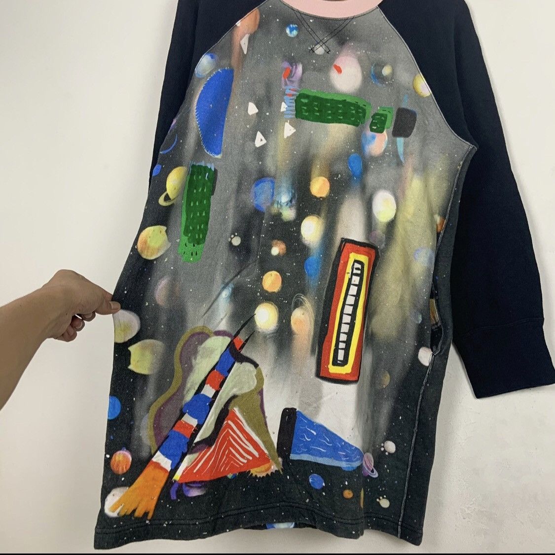 Issey Miyake × Japanese Brand × Tsumori Chisato Vintage Tsumori Chisato Over Print Long Sweater Size US M / EU 48-50 / 2 - 2 Thumbnail