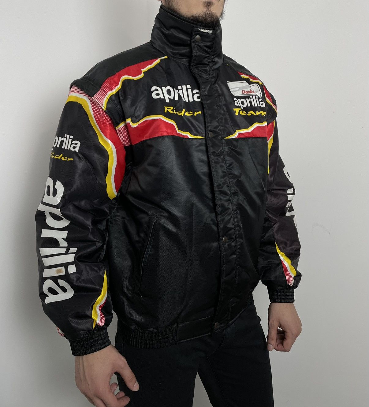 Other Aprilia Rare Racing Jacket bomber 1 in 2 vest Size US L / EU 52-54 / 3 - 8 Thumbnail