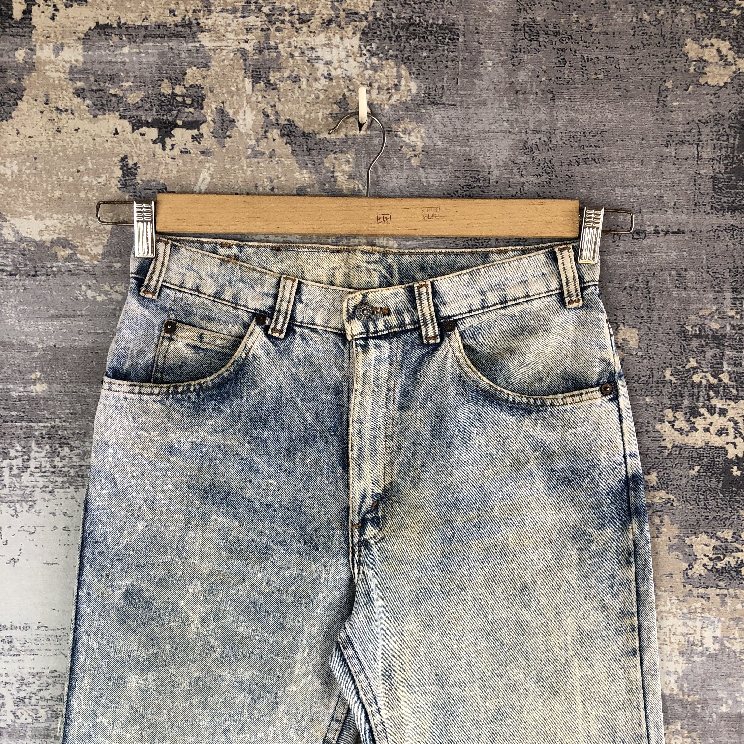 Levi's Distressed Levis Acid Wash Jeans Levi's Orange TabDenim Size US 30 / EU 46 - 5 Thumbnail