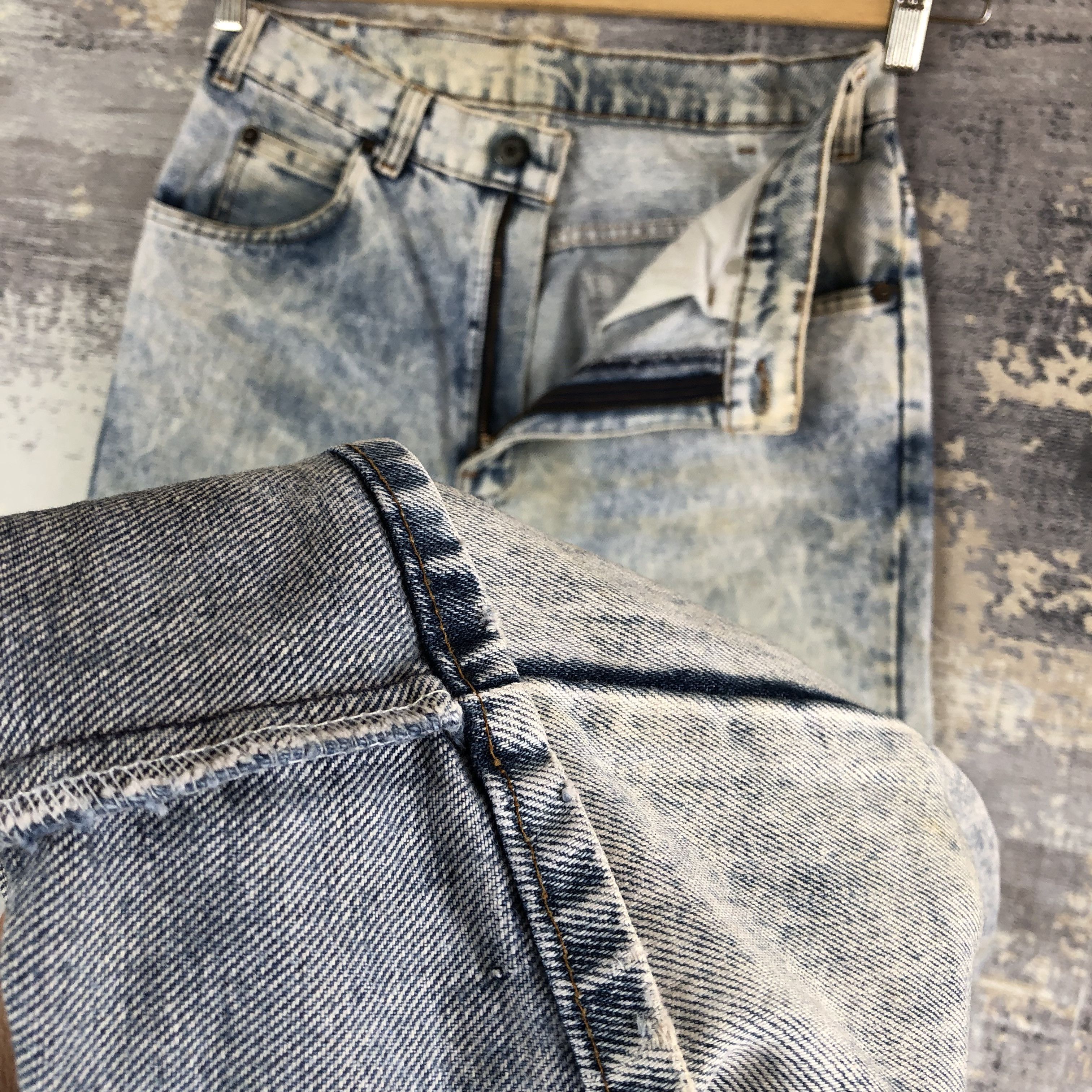 Levi's Distressed Levis Acid Wash Jeans Levi's Orange TabDenim Size US 30 / EU 46 - 10 Thumbnail