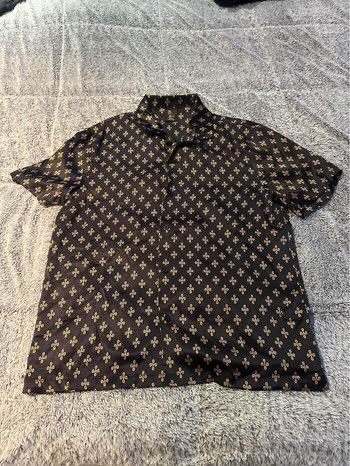 Octobers Very Own OVO Monogram Silk Shirt Pom Pom | Grailed