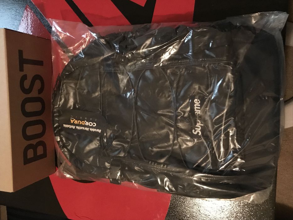 Supreme Black Cordura Backpack Grailed