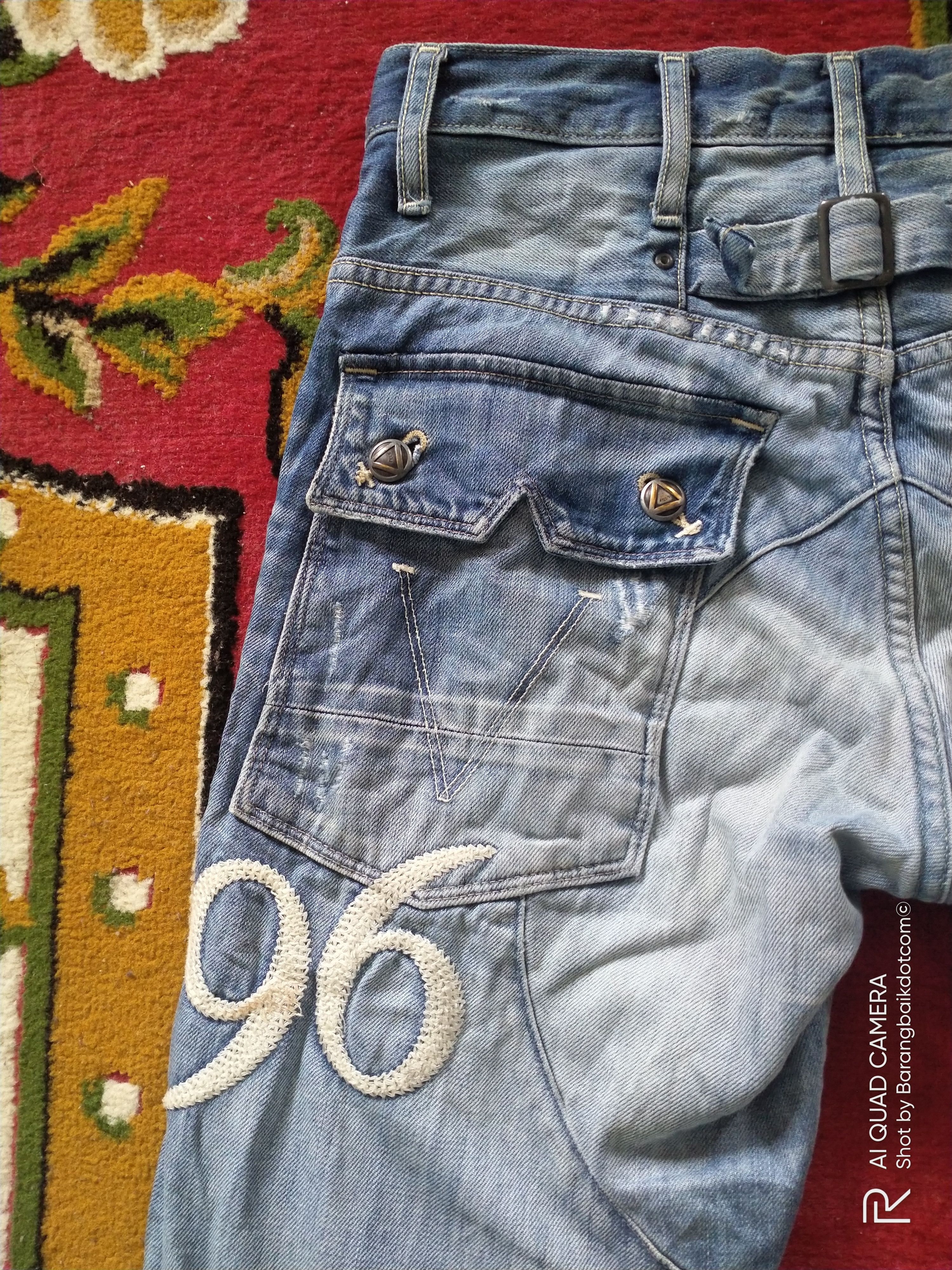 G-Star × Japanese Brand × Vintage 5620 G Star Raw slim cut buckles back jeans Size US 28 / EU 44 - 9 Thumbnail