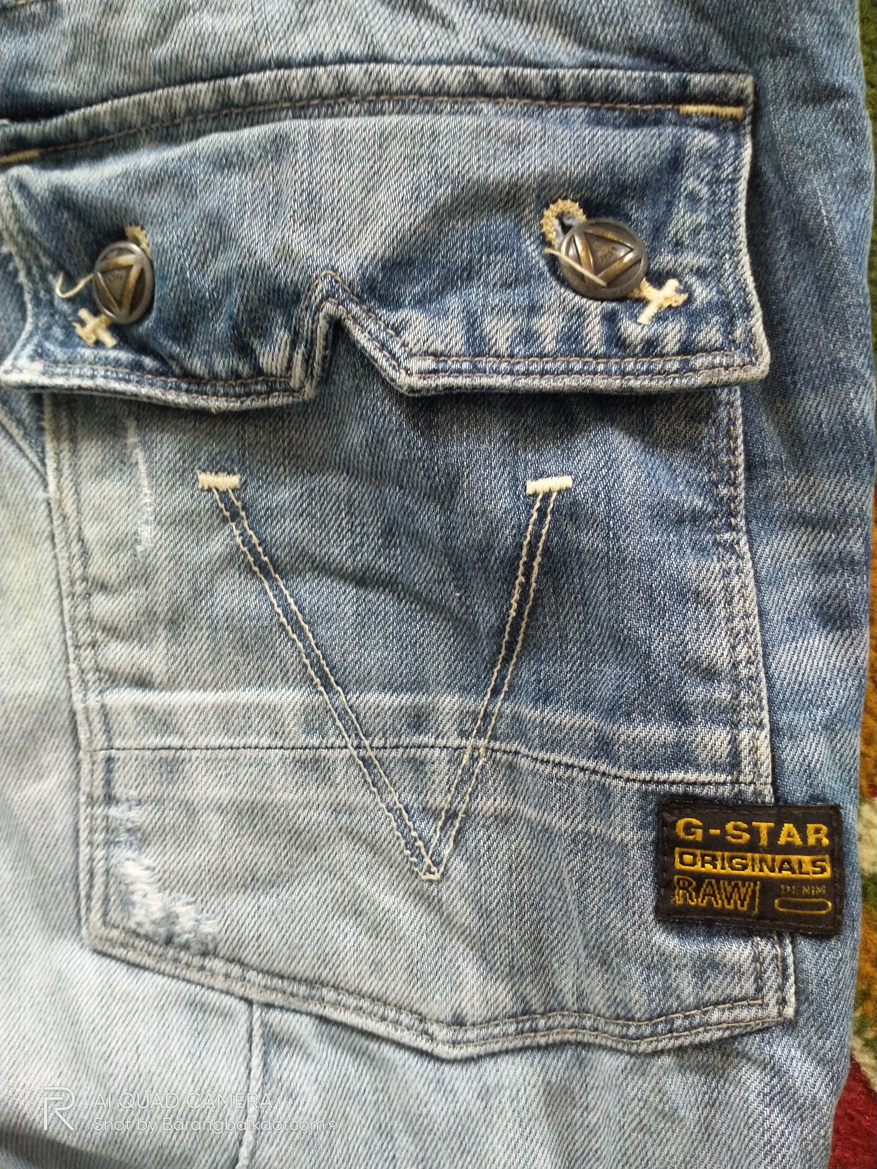 G-Star × Japanese Brand × Vintage 5620 G Star Raw slim cut buckles back jeans Size US 28 / EU 44 - 7 Thumbnail